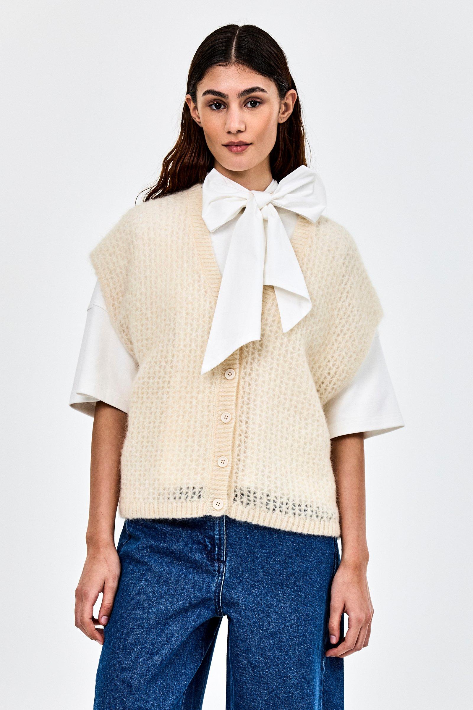 CKS - CEBES - Strickjacke - Wei&szlig;