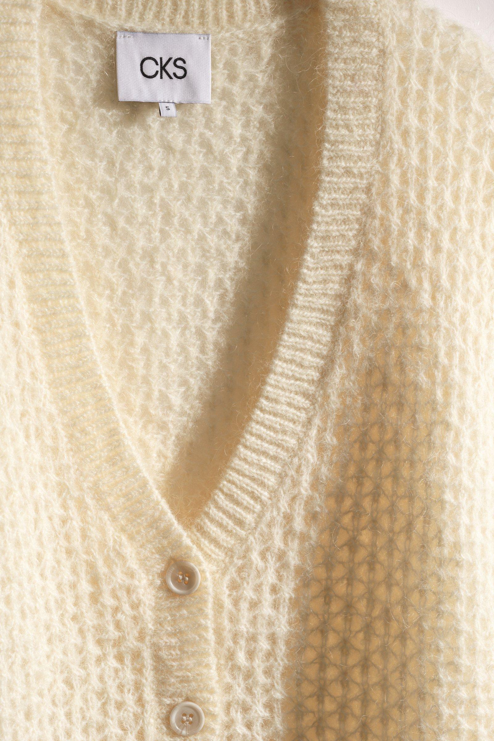 CKS - CEBES - Strickjacke - Wei&szlig;