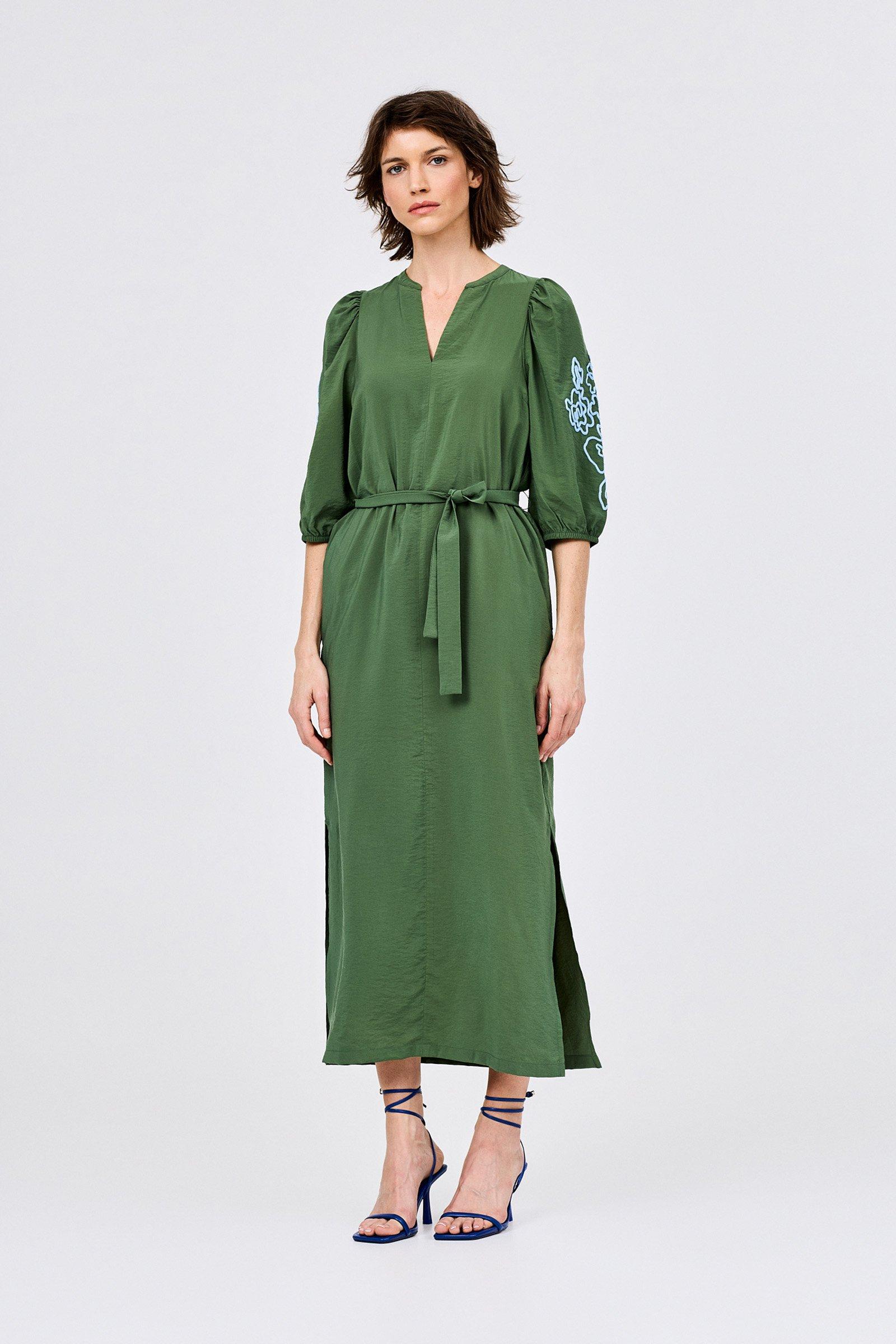 CKS - DULANI - midi dress - dark green