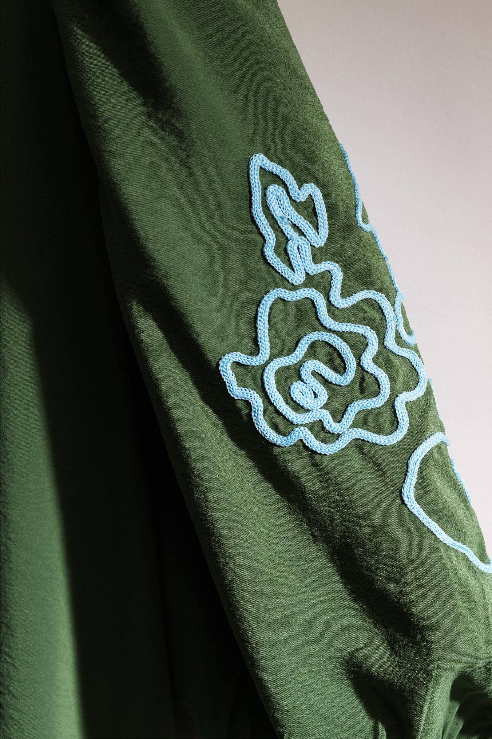 CKS - DULANI - Midi-Kleid - Dunkelgr&uuml;n