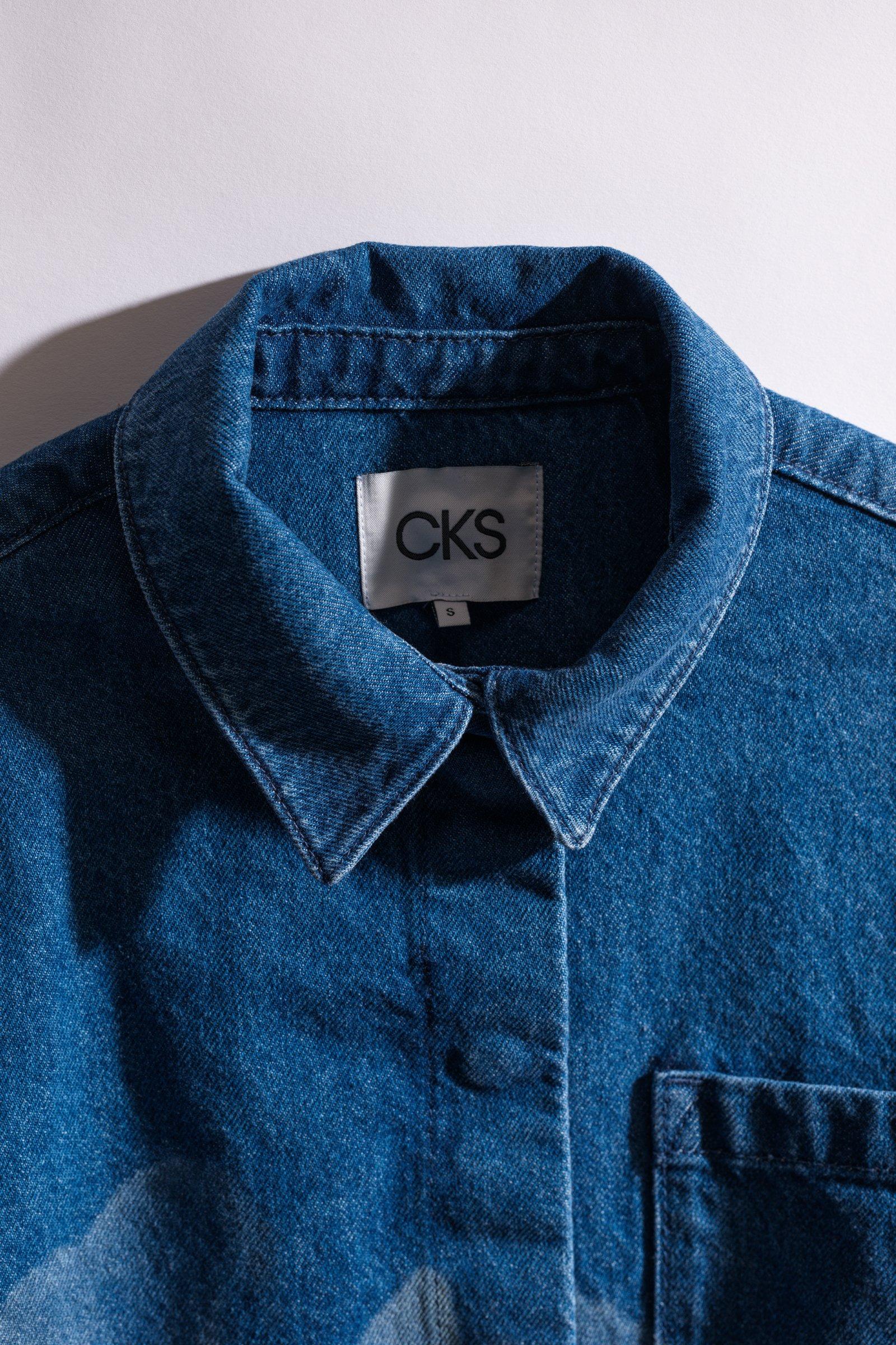 CKS - DOWA - robe courte - bleu