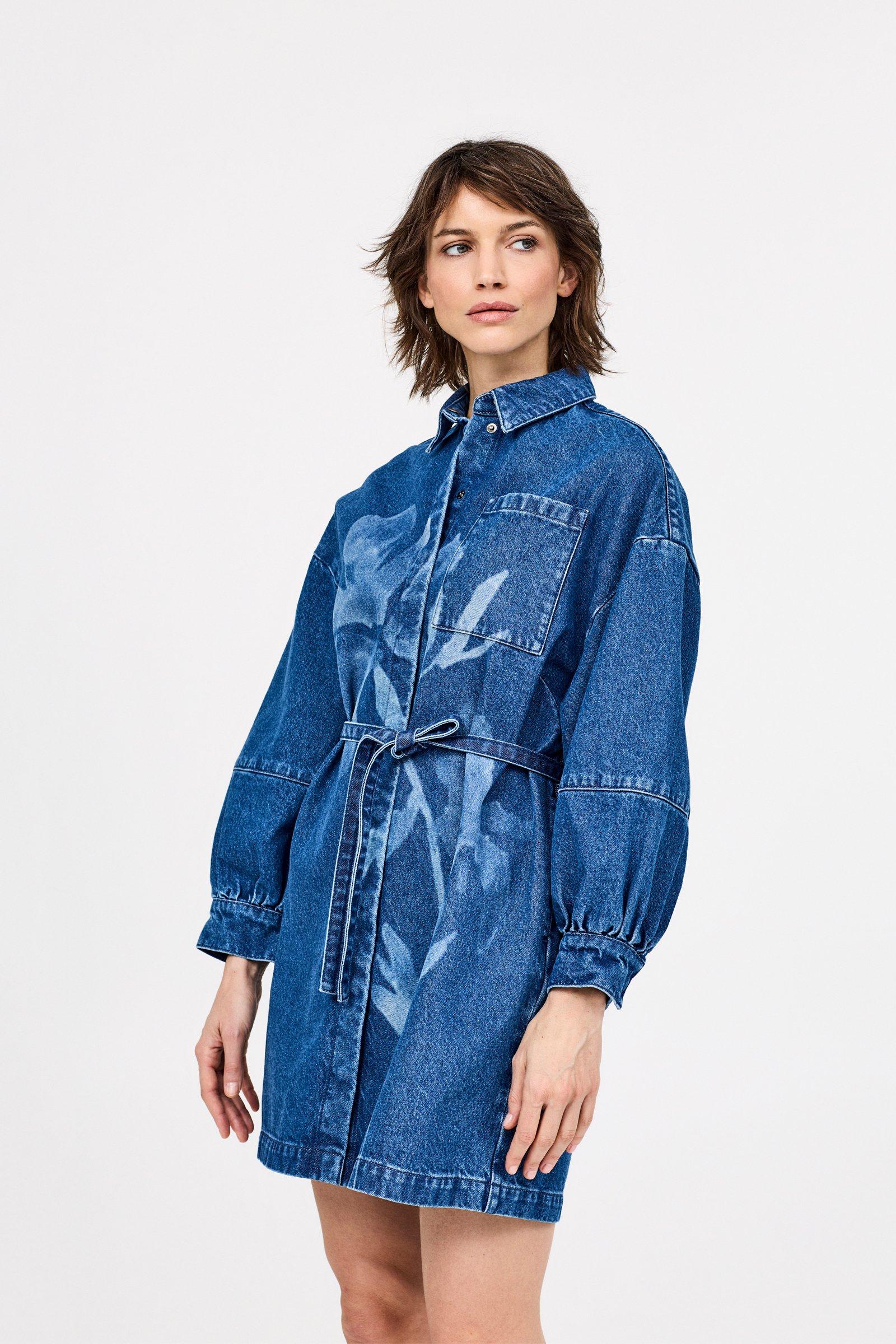 CKS - DOWA - robe courte - bleu