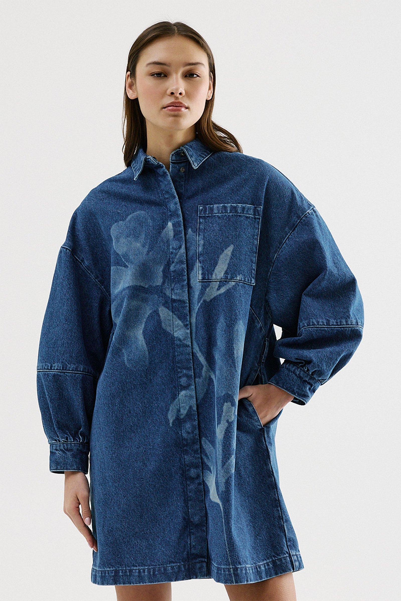 CKS - DOWA - short dress - blue