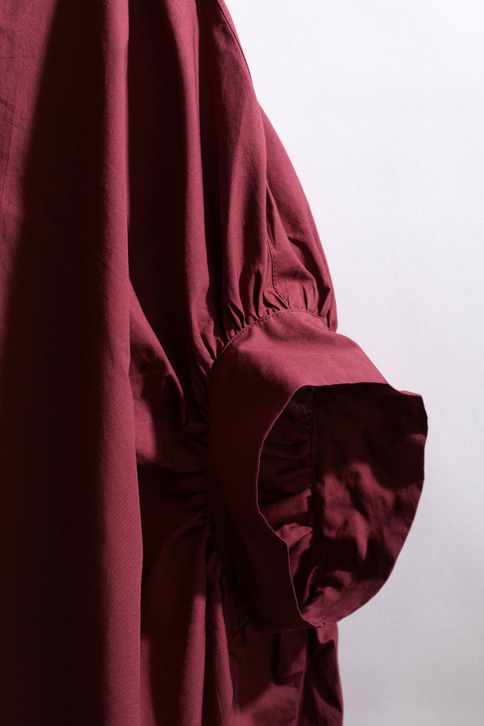 CKS - SAPE - blouse short sleeves - burgundy
