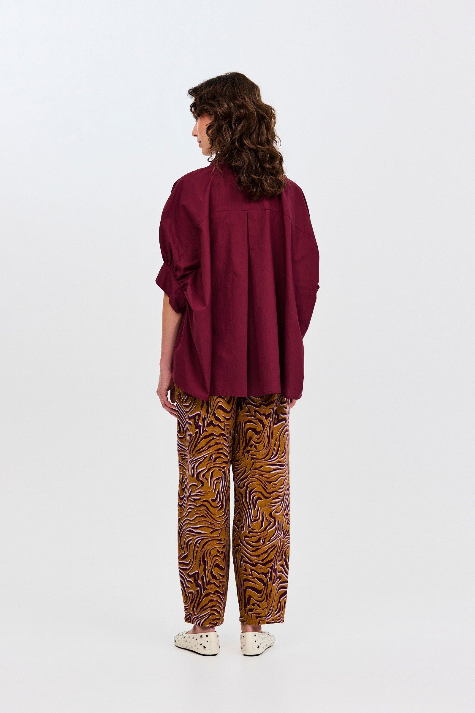 CKS - SAPE - blouse korte mouwen - paars