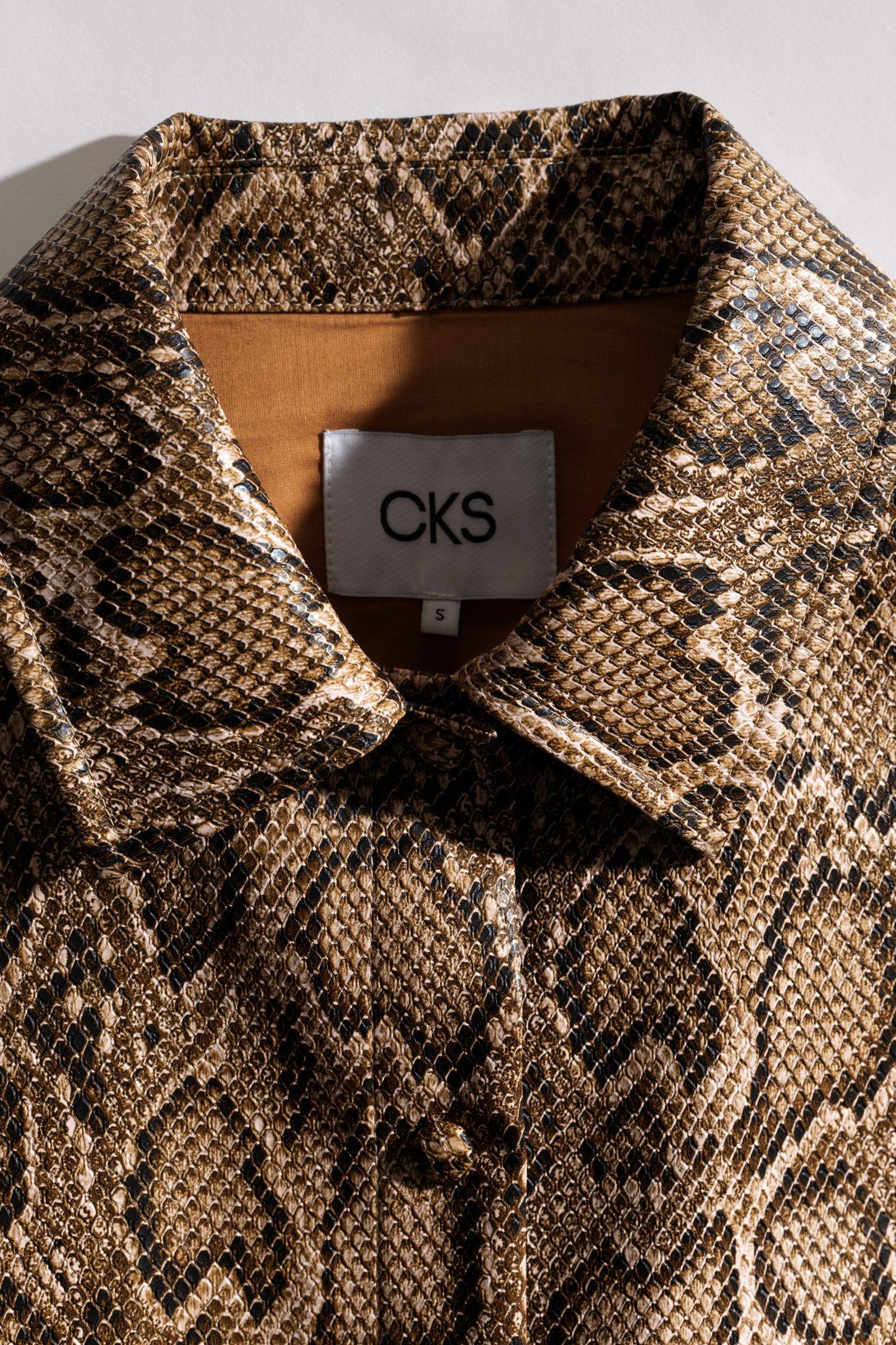 CKS - SELIE - blouse lange mouwen - lichtbruin