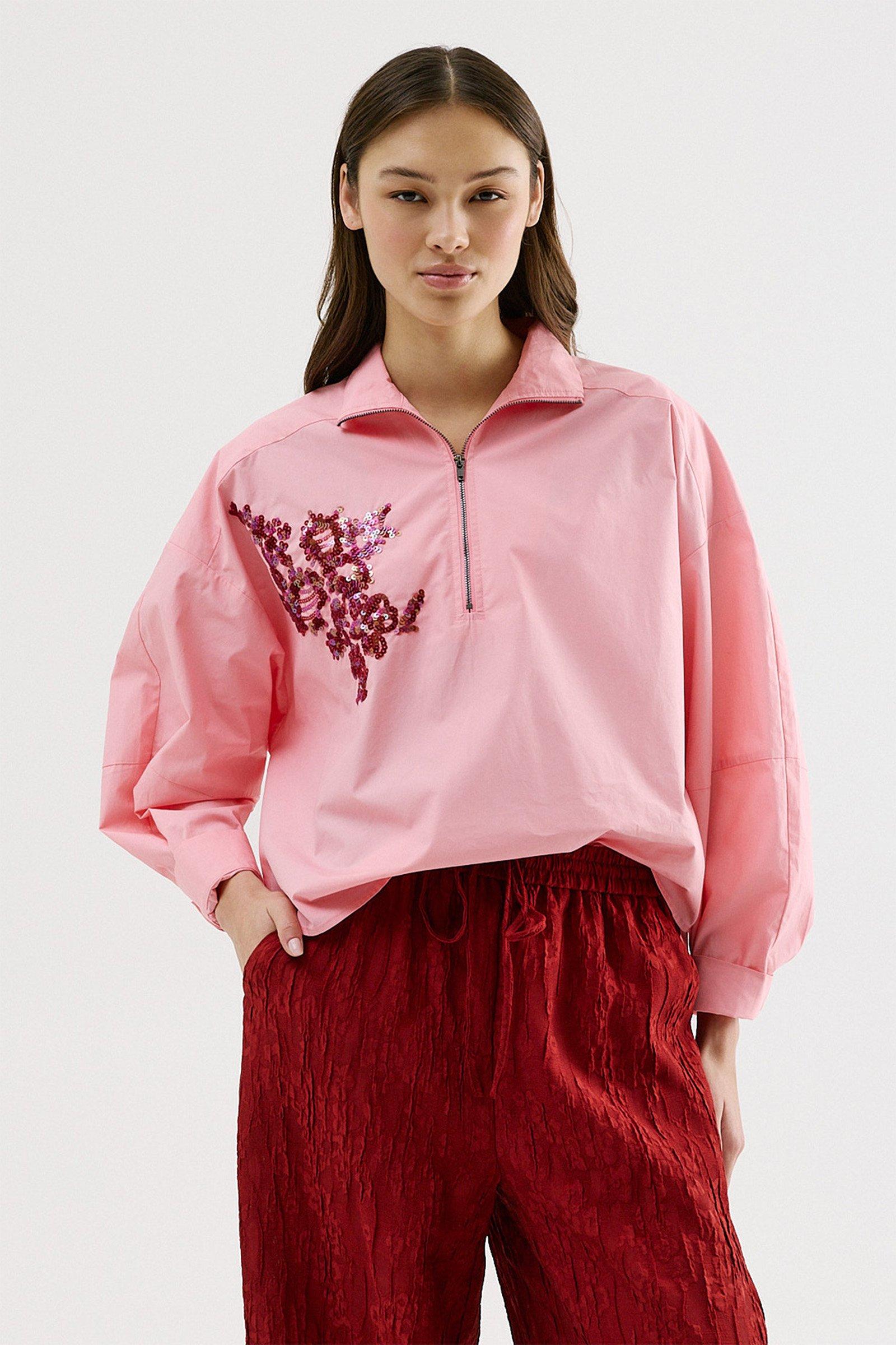 CKS - SILVA - blouse long sleeves - bright pink