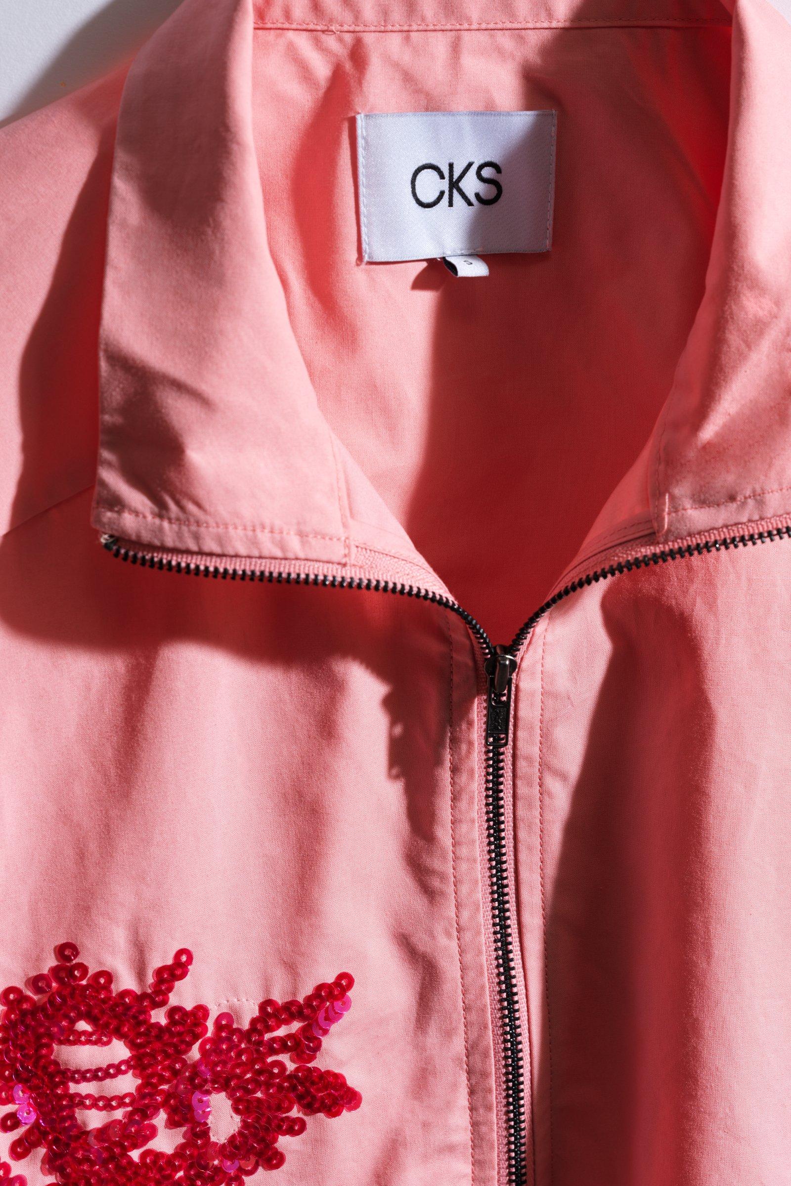 CKS - SILVA - short coat - bright pink