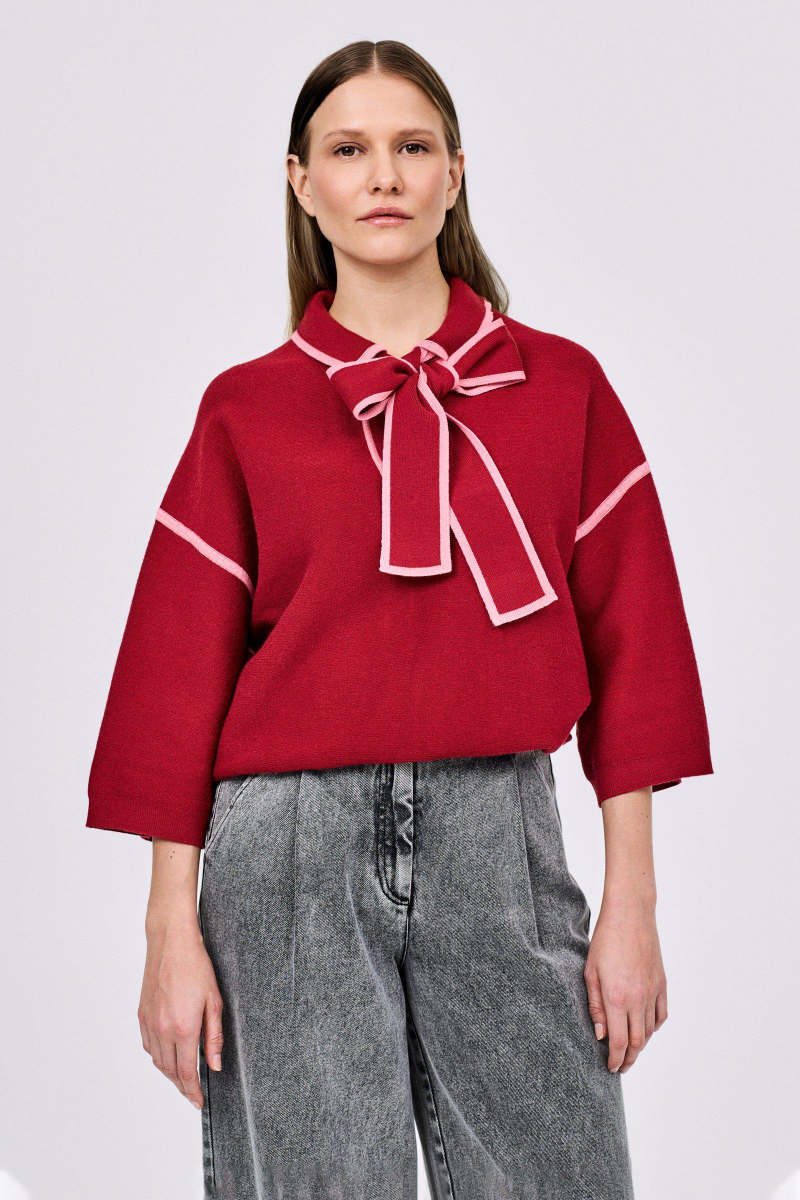 CKS - POPPER - trui - rood