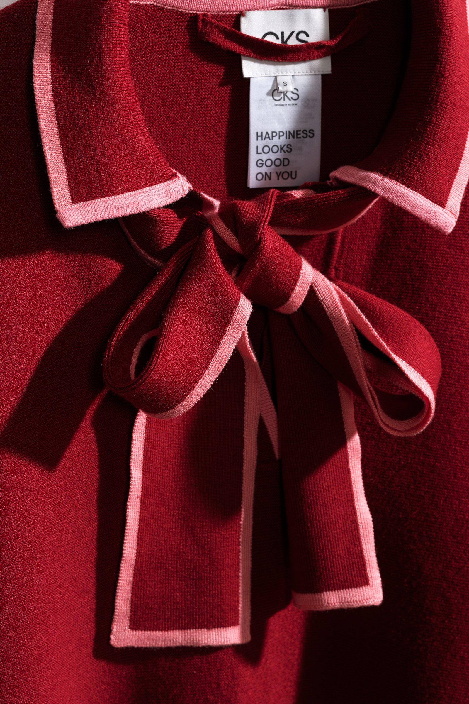 CKS - POPPER - trui - rood