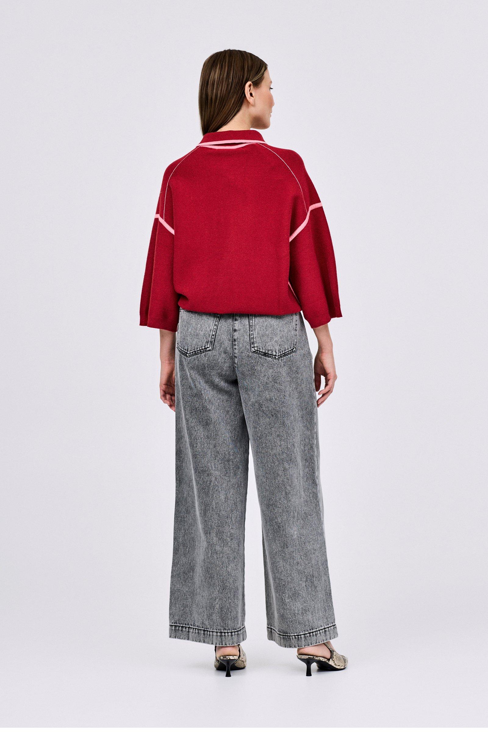 CKS - POPPER - trui - rood