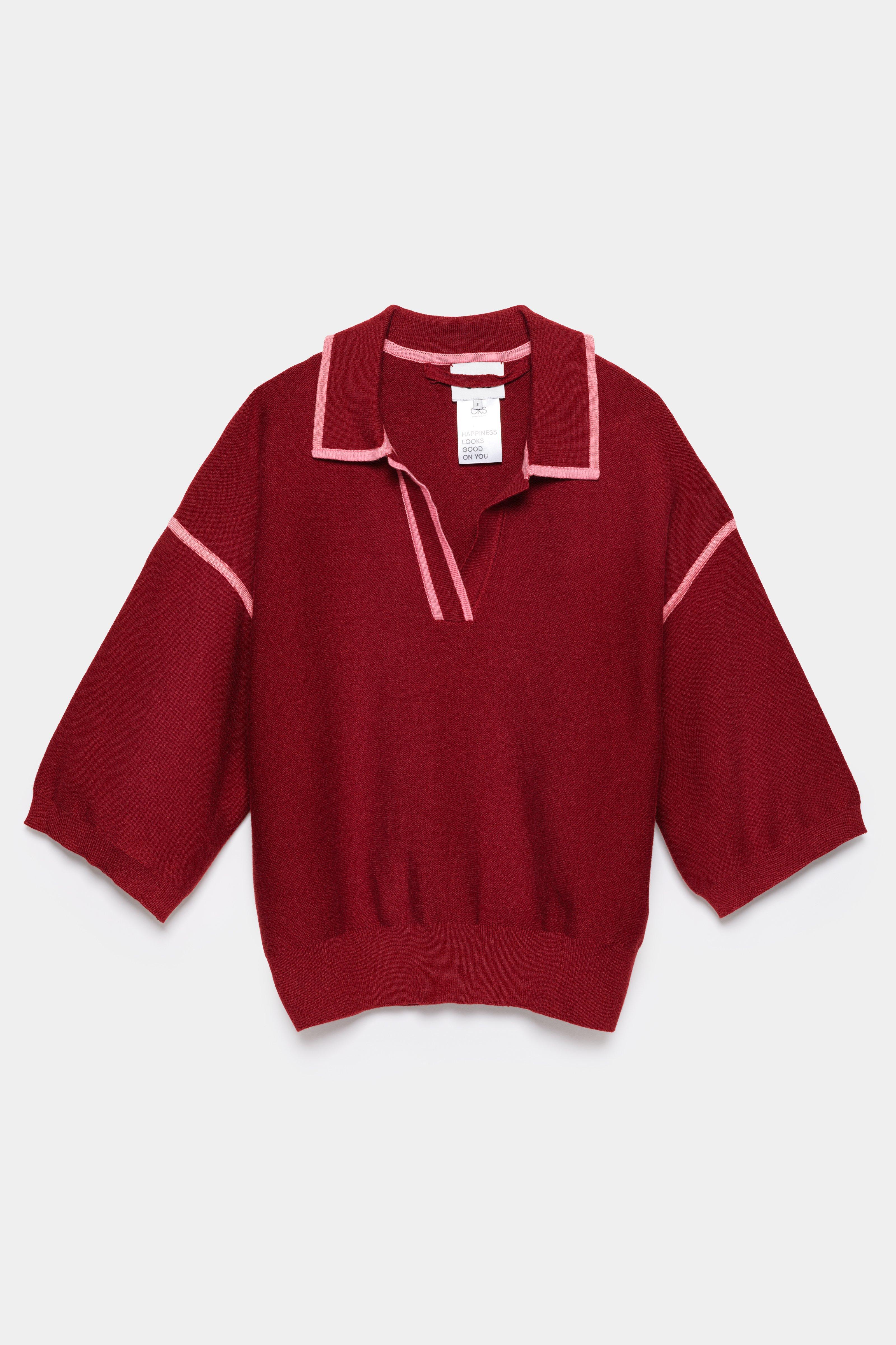 CKS - POPPER - trui - rood