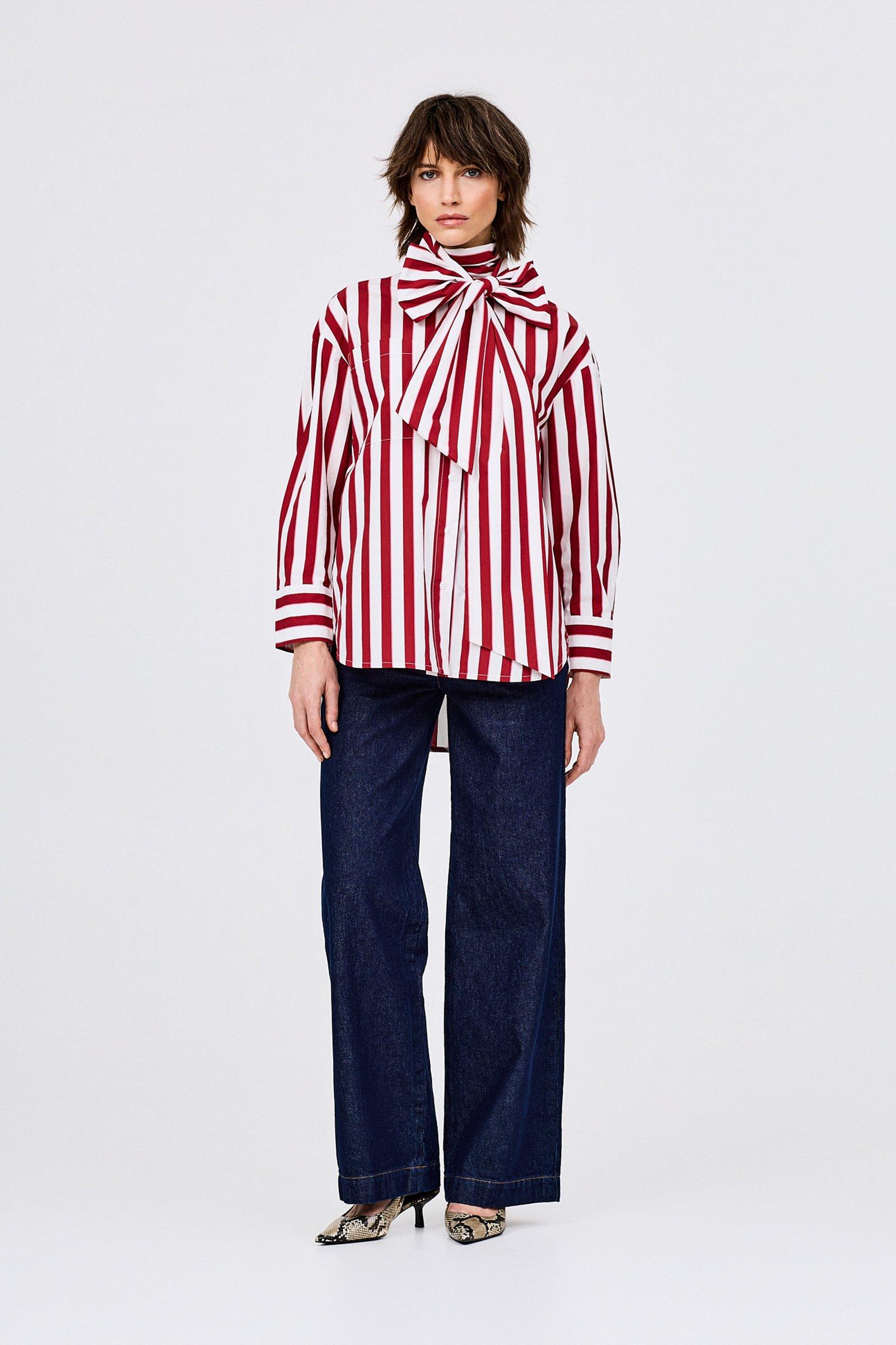 CKS - SASHA - blouse lange mouwen - rood