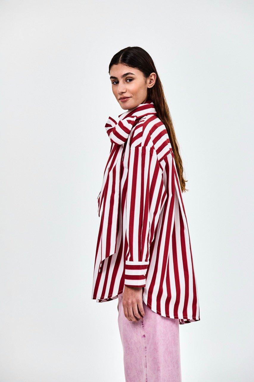 CKS - SASHA - blouse lange mouwen - rood