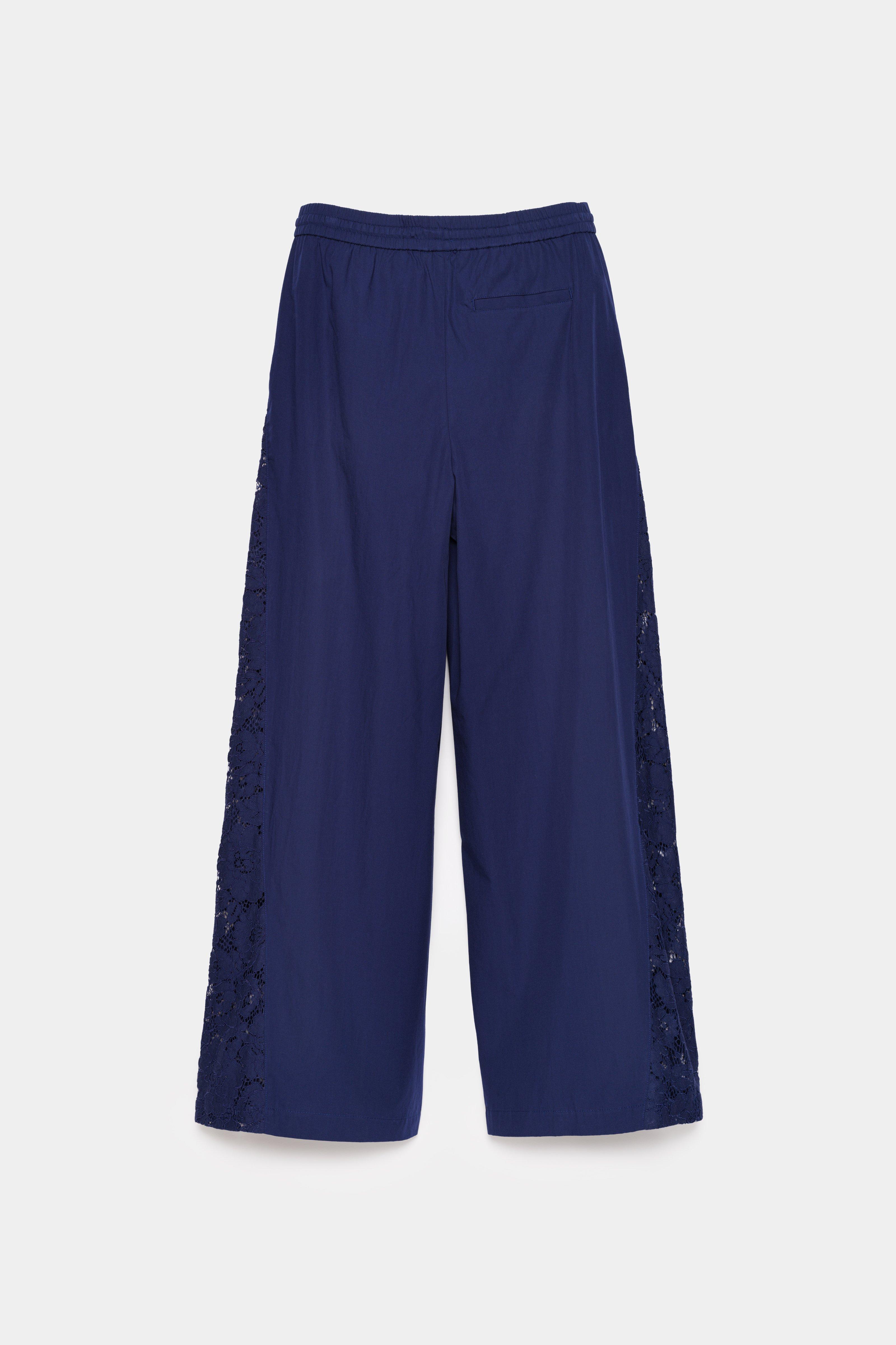 CKS - TOBYWIDE - lange broek - blauw