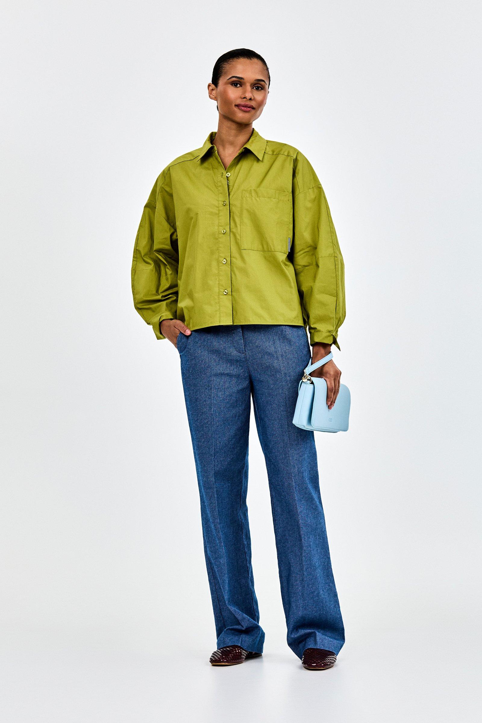 CKS - SHELMA - blouse lange mouwen - lichtgroen