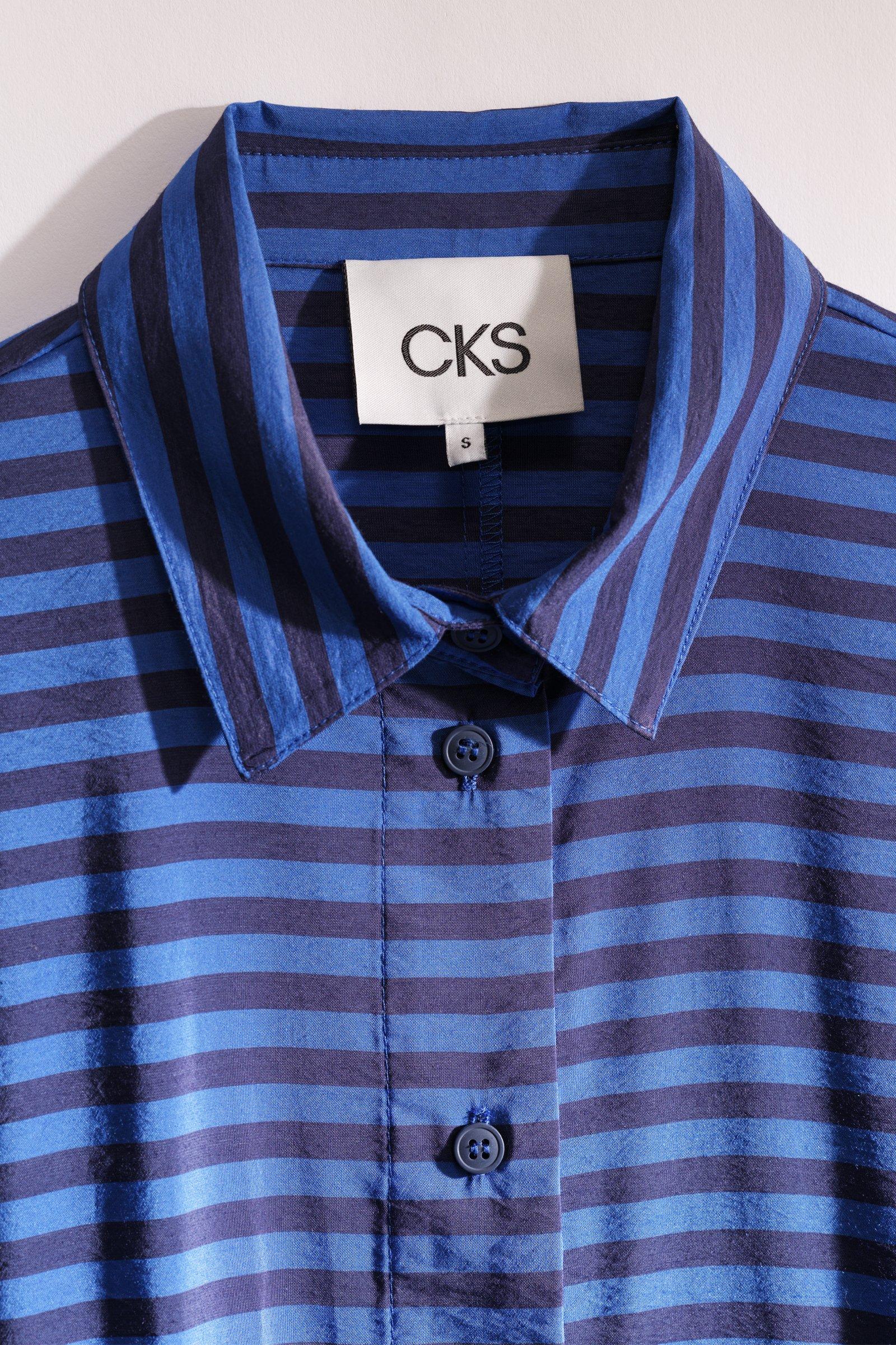 CKS - DELILAH - midi jurk - blauw