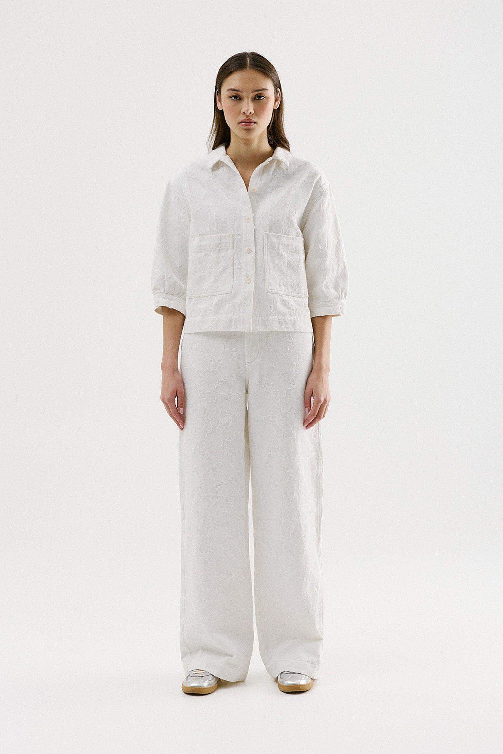 CKS - RODANA - lange broek - lichtbeige