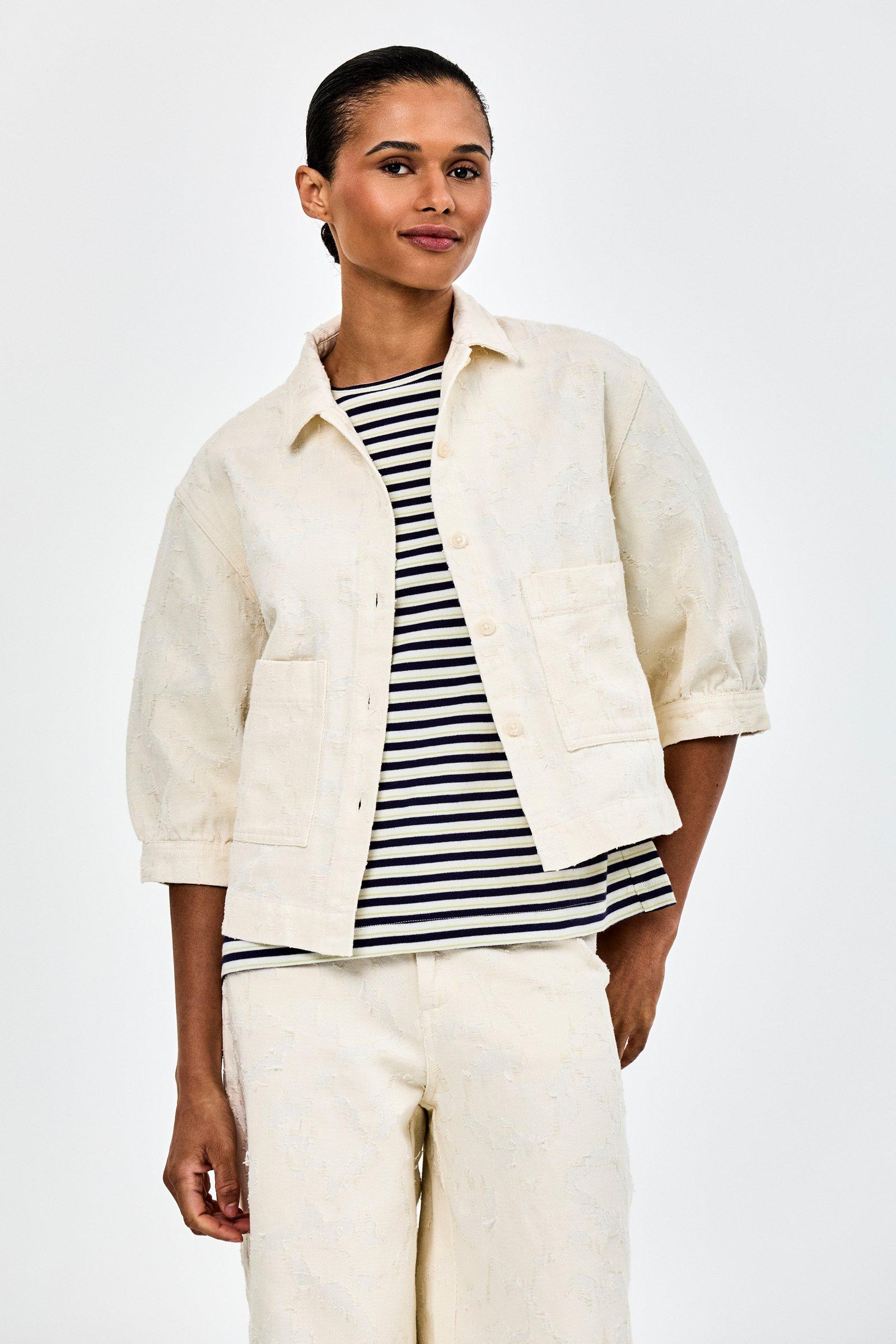 CKS - SELINO - korte jas - lichtbeige