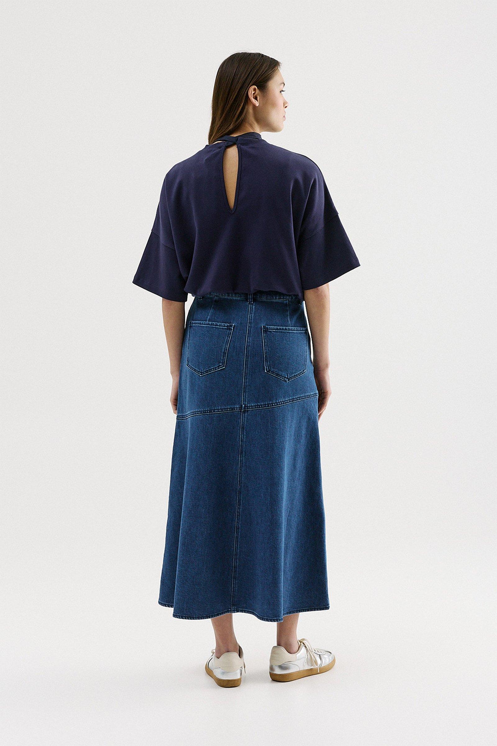 CKS - TIE - t-shirt short sleeves - dark blue