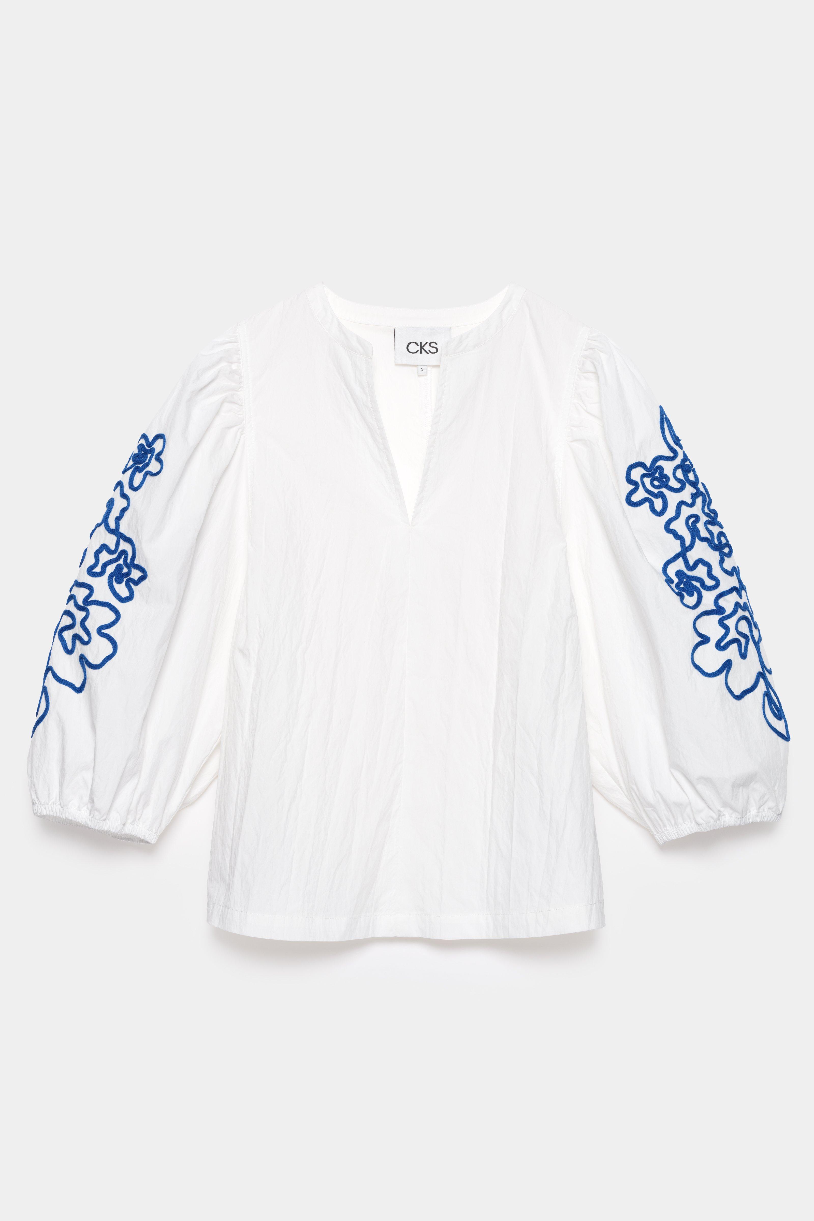 CKS - BULAN - blouse short sleeves - white