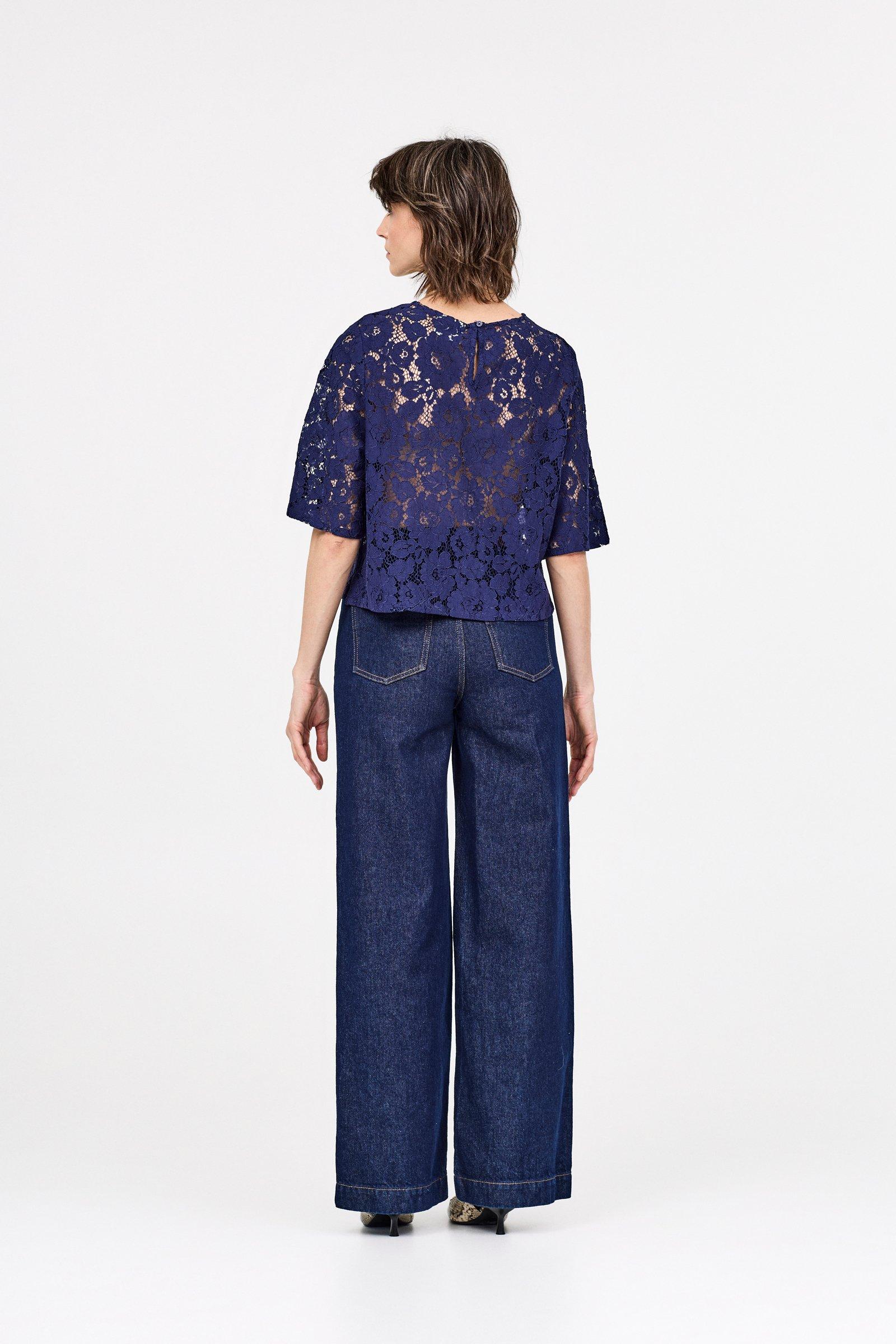 CKS - TIRIANO - T-Shirt Kurzarm - Dunkelblau