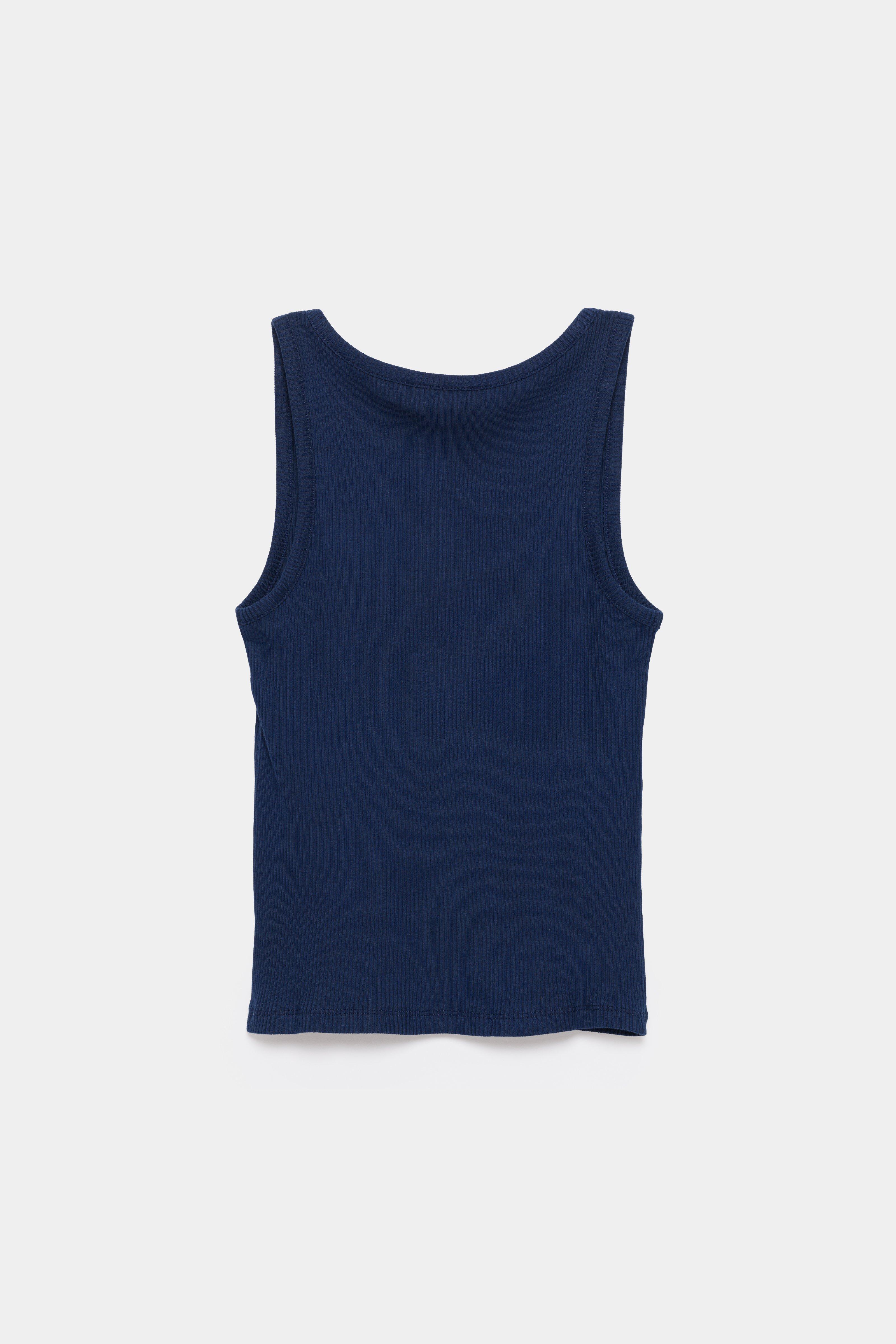 CKS - TANK - d&eacute;bardeur - bleu fonc&eacute;