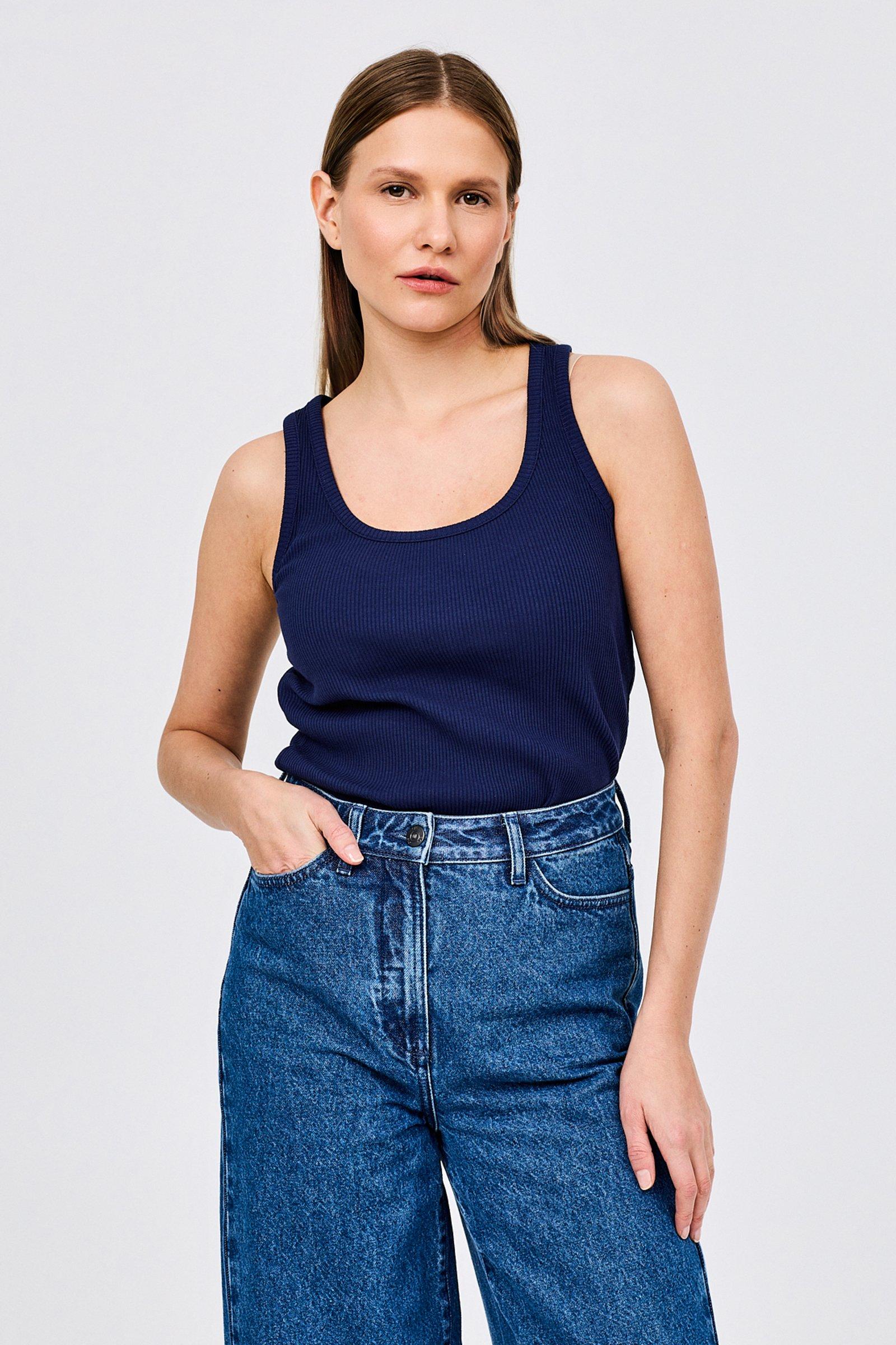 CKS - TANK - singlet - donkerblauw