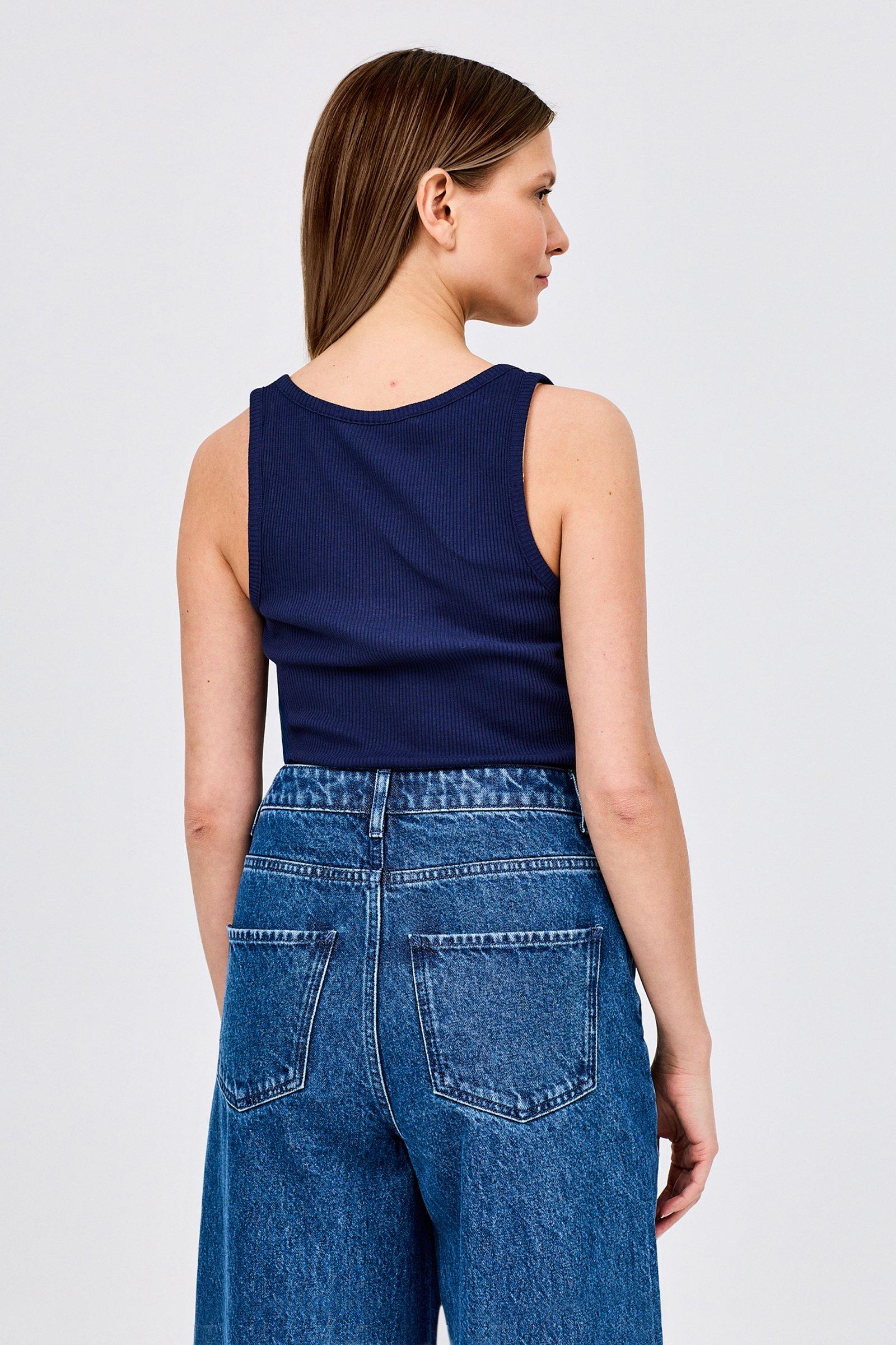 CKS - TANK - singlet - donkerblauw