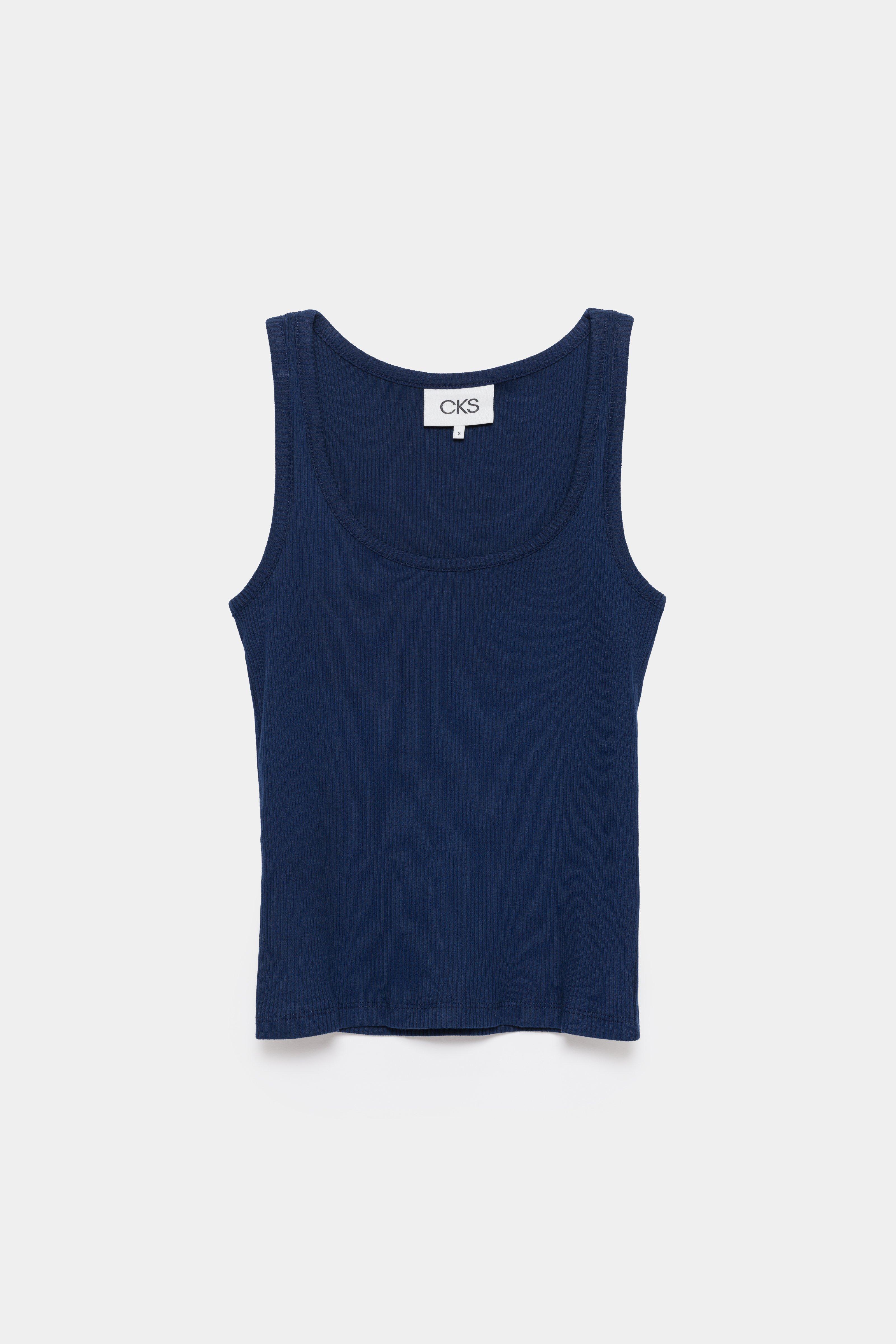 CKS - TANK - d&eacute;bardeur - bleu fonc&eacute;