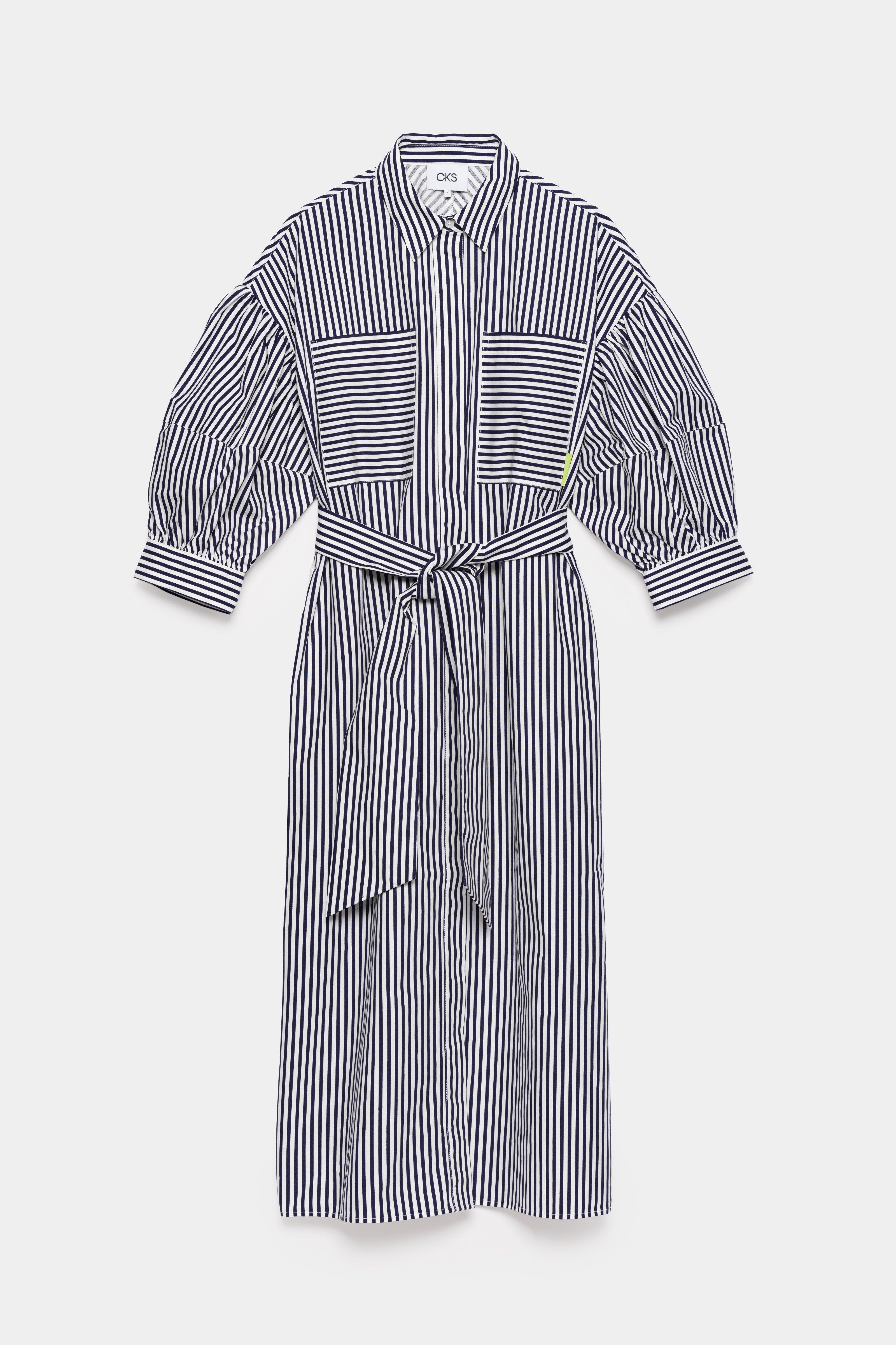 CKS - DINOX - robe longue - bleu fonc&eacute;