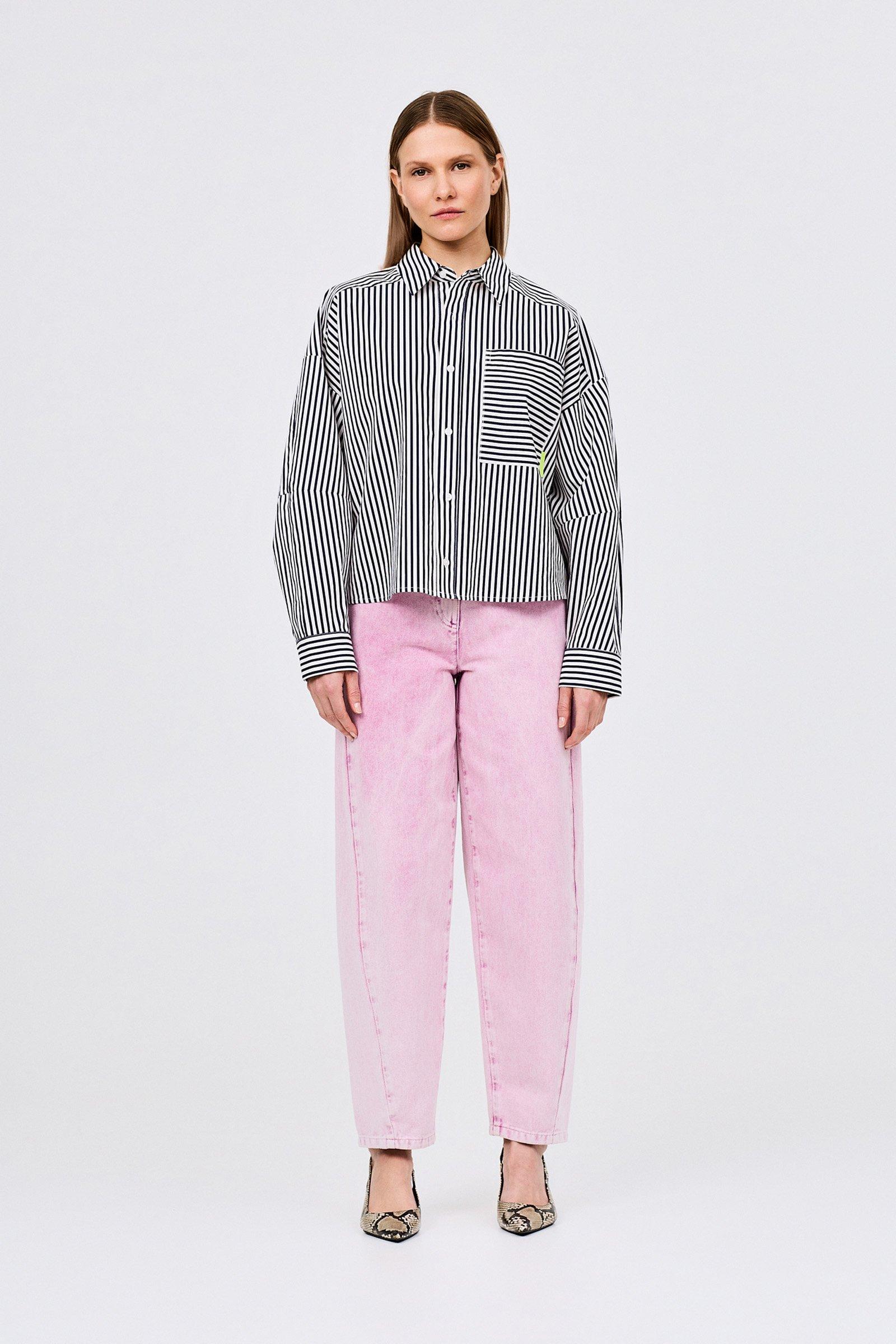 CKS - SHELMA - blouse korte mouwen - donkerblauw