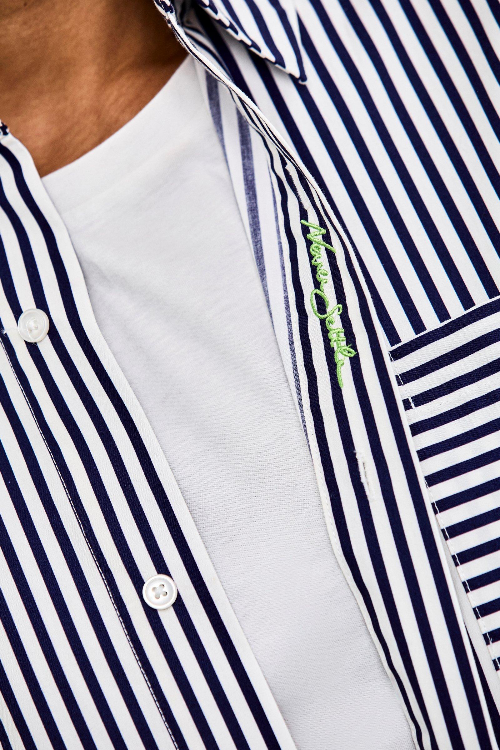 CKS - SHELMA - Bluse Kurze &Auml;rmel - Dunkelblau