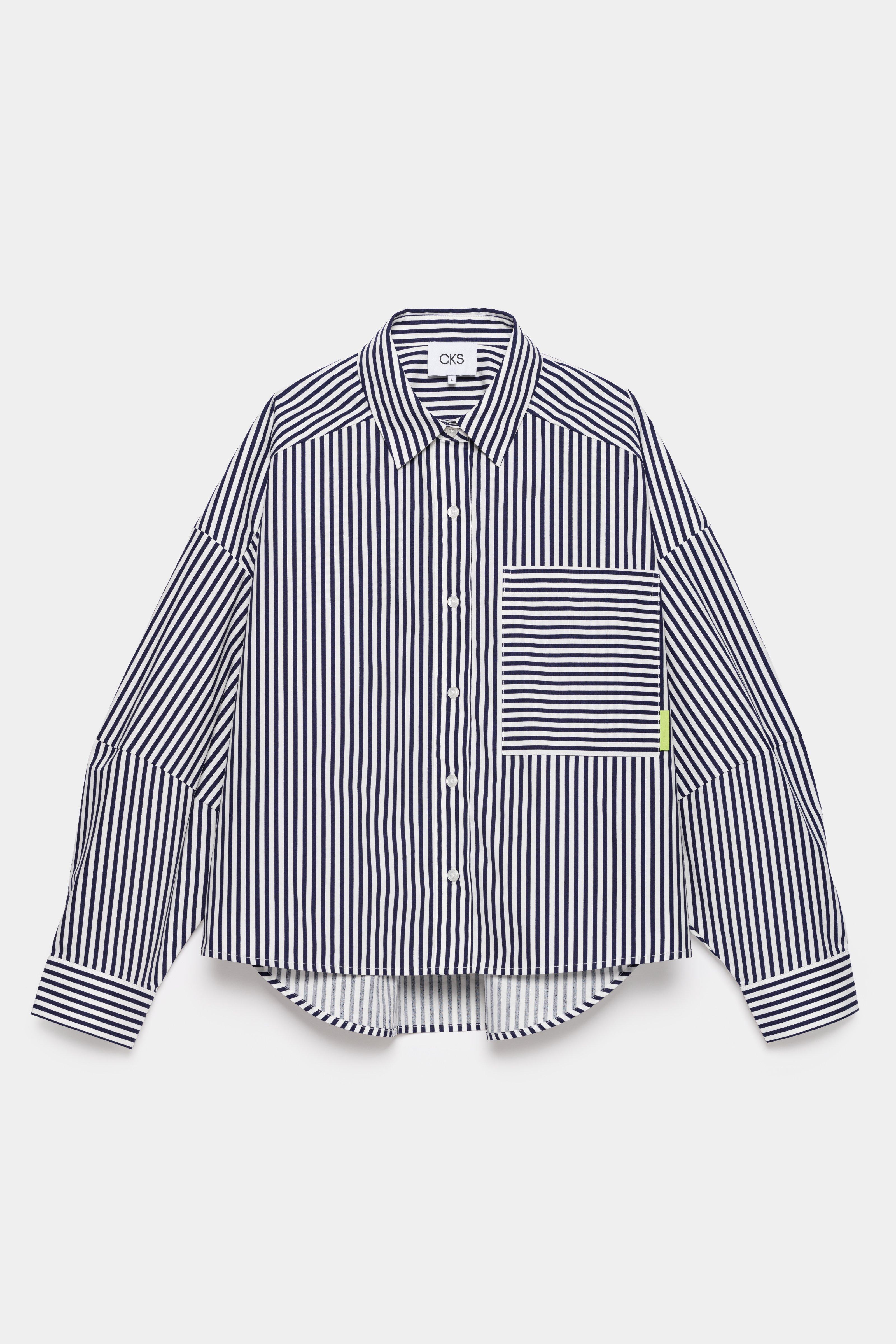 CKS - SHELMA - Bluse Kurze &Auml;rmel - Dunkelblau