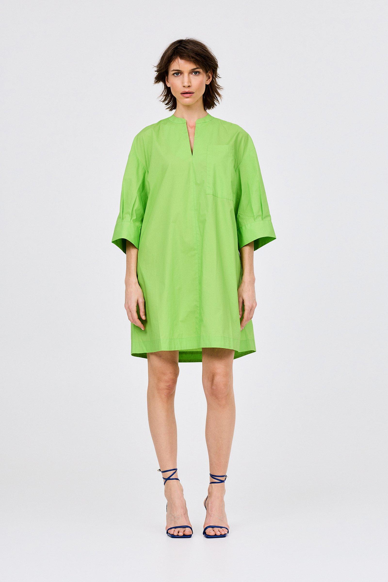 CKS - DREW - robe courte - vert vif