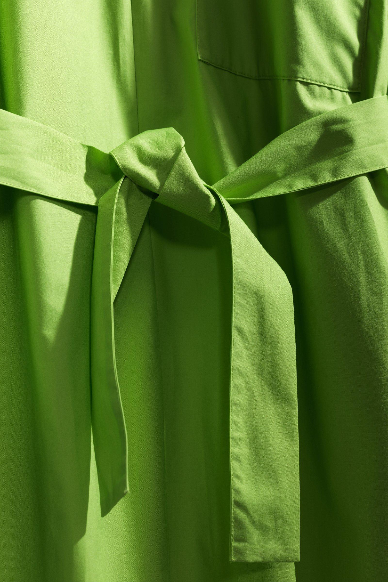 CKS - DREW - korte jurk - intens groen