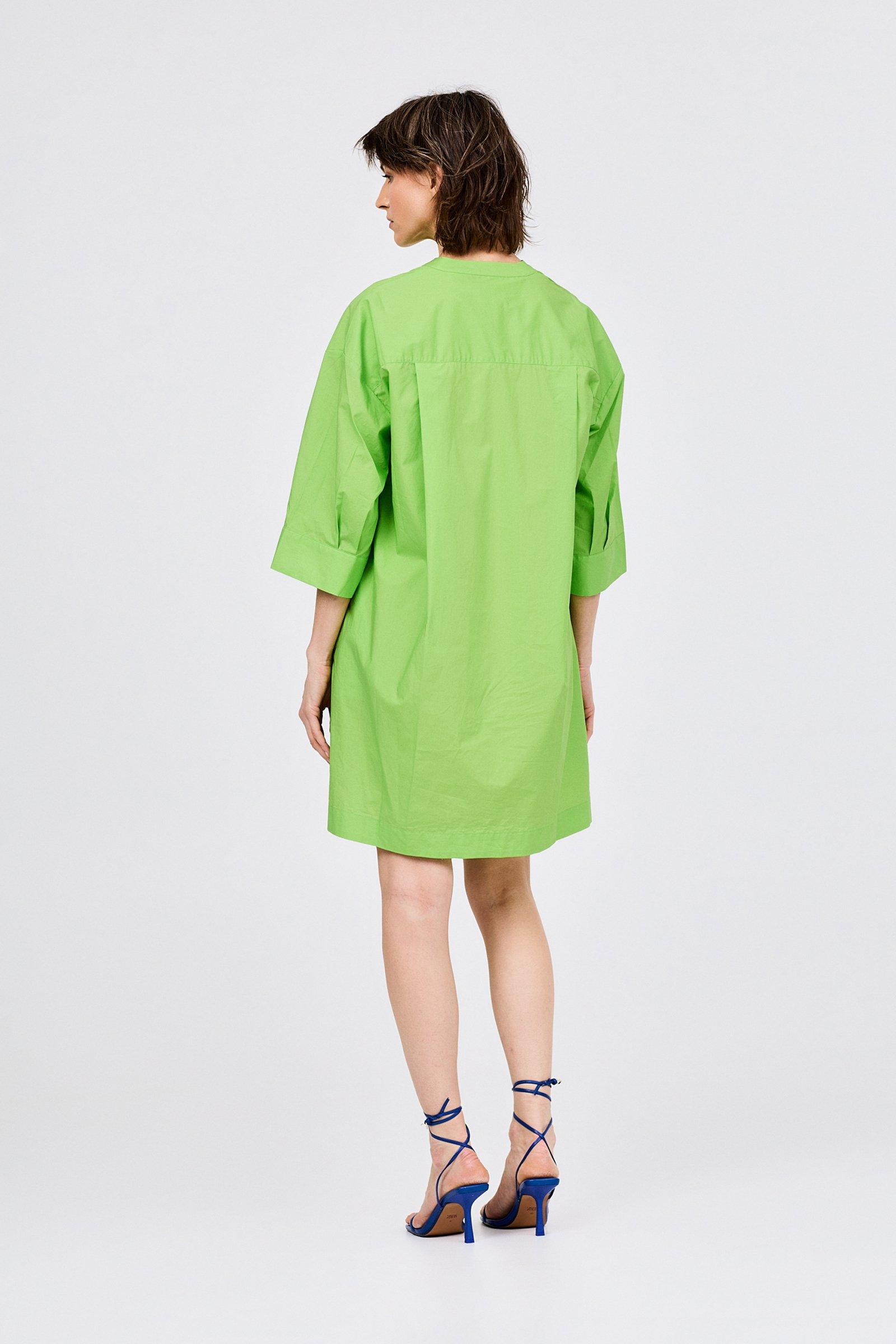 CKS - DREW - korte jurk - intens groen