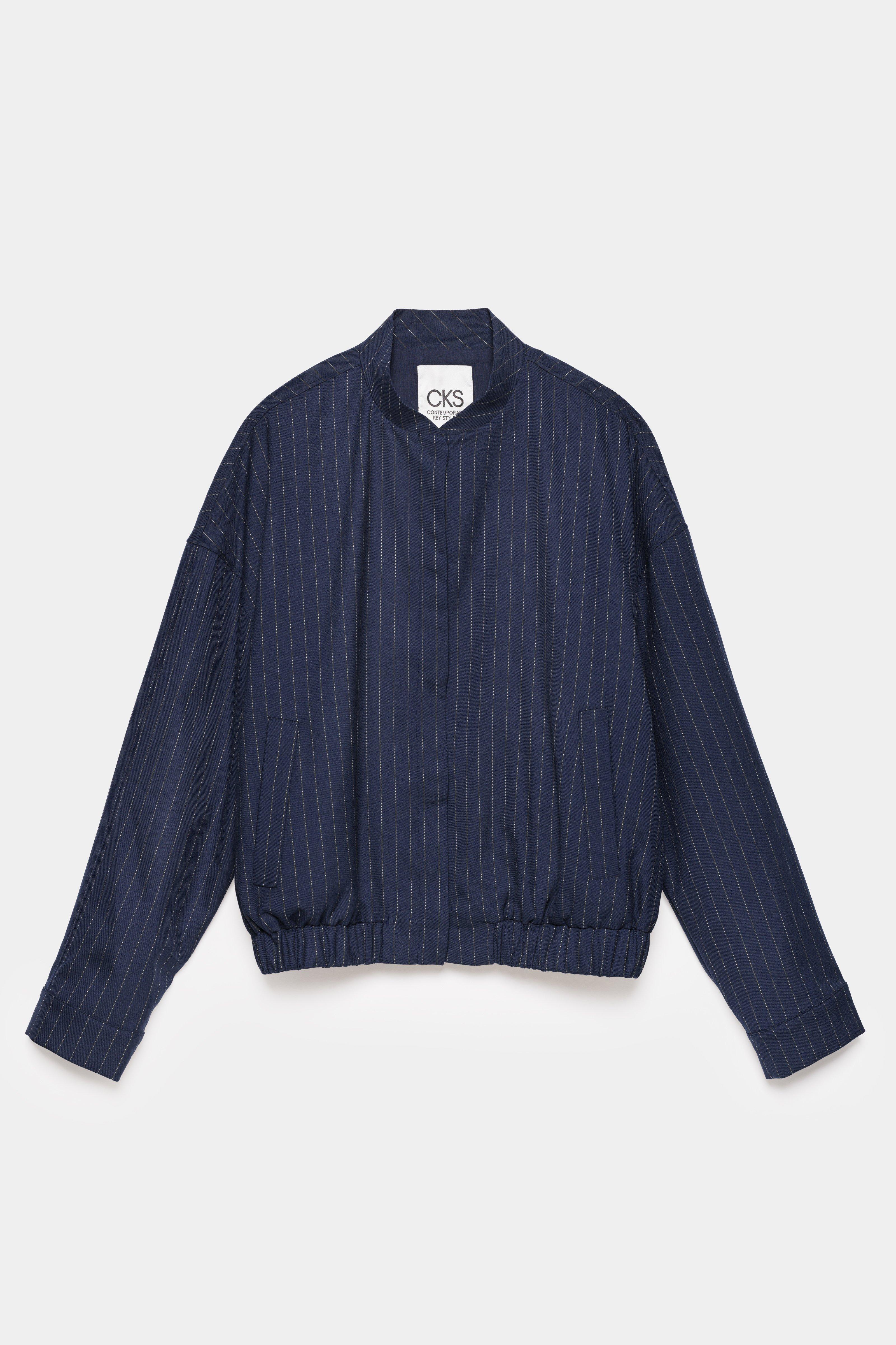 CKS - CREMACU - short coat - dark blue