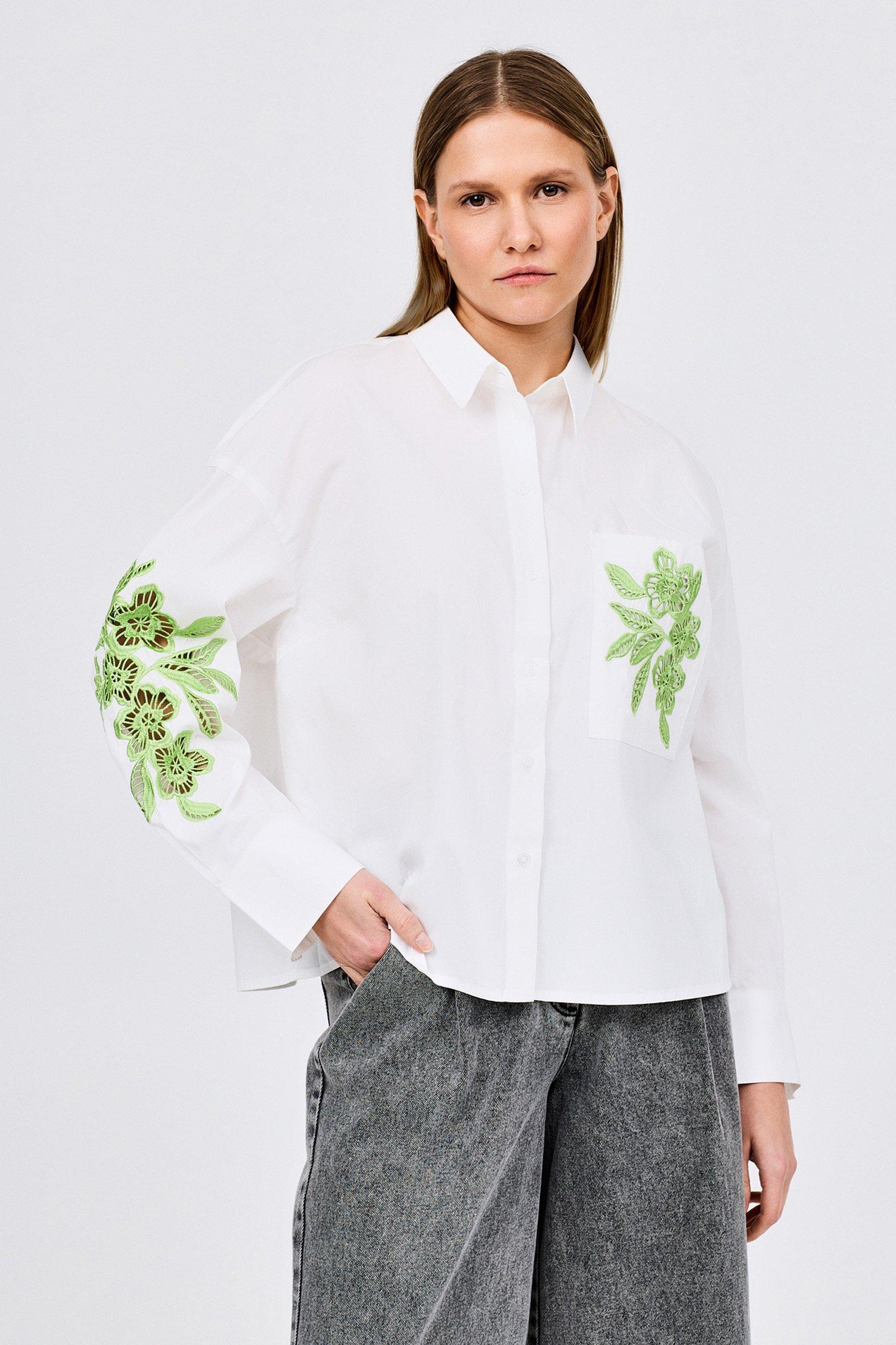 CKS - STANDA - blouse short sleeves - white