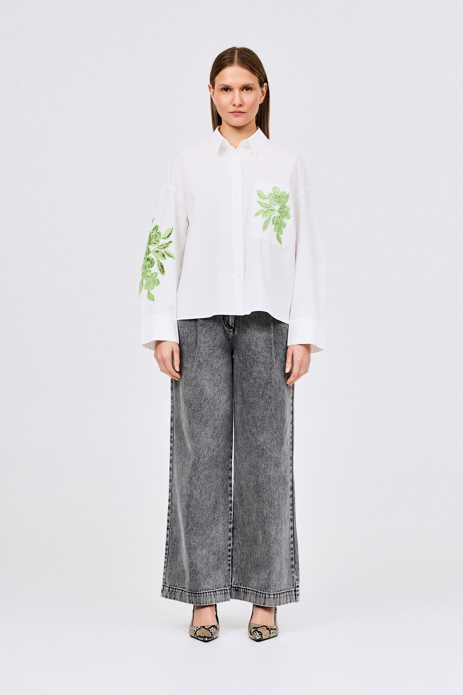 CKS - STANDA - blouse korte mouwen - wit