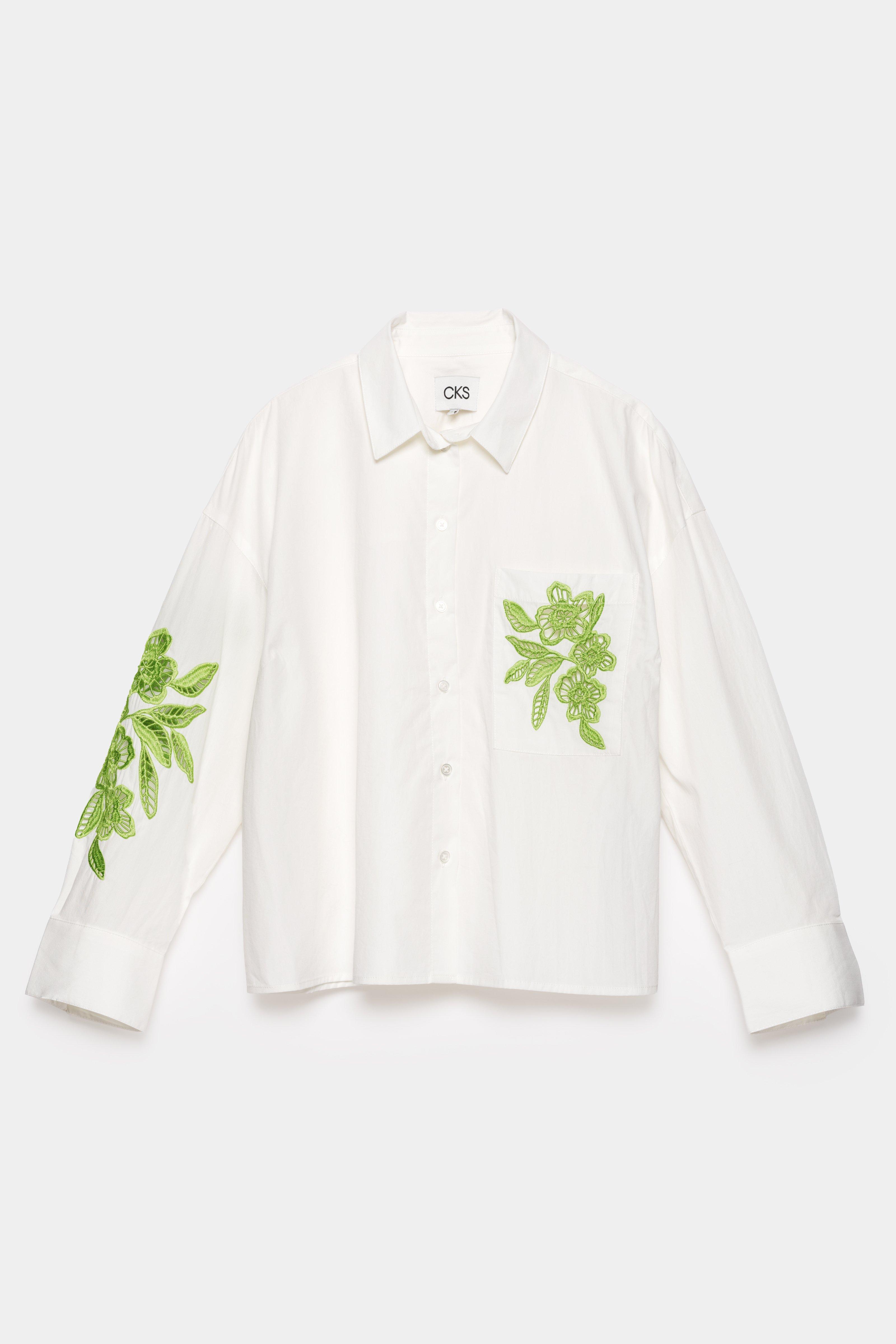 CKS - STANDA - blouse short sleeves - white