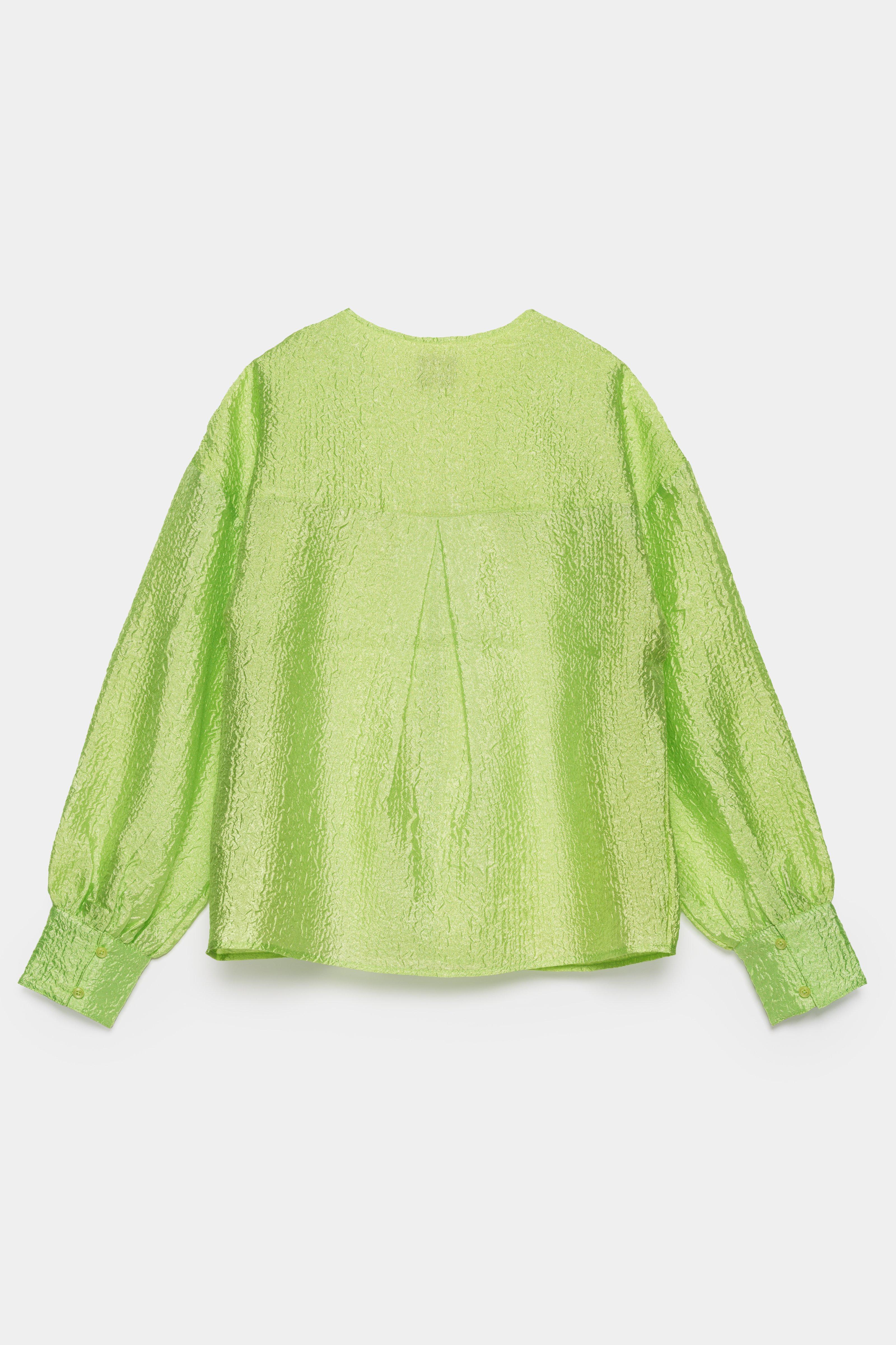 CKS - SOVIS - blouse korte mouwen - intens groen
