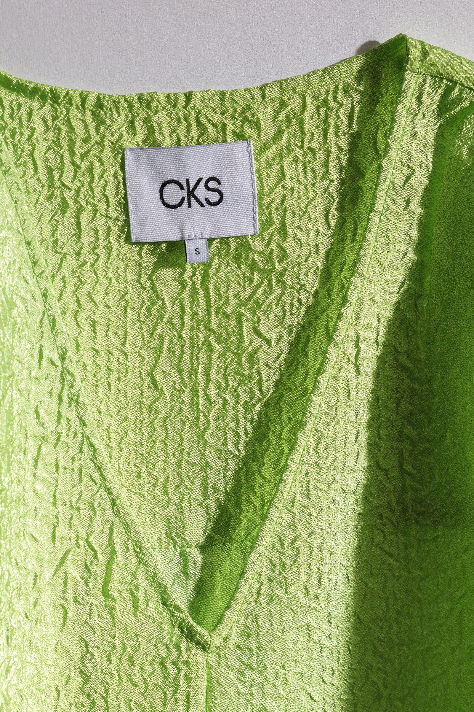 CKS - SOVIS - chemisier &agrave; manches courtes - vert vif