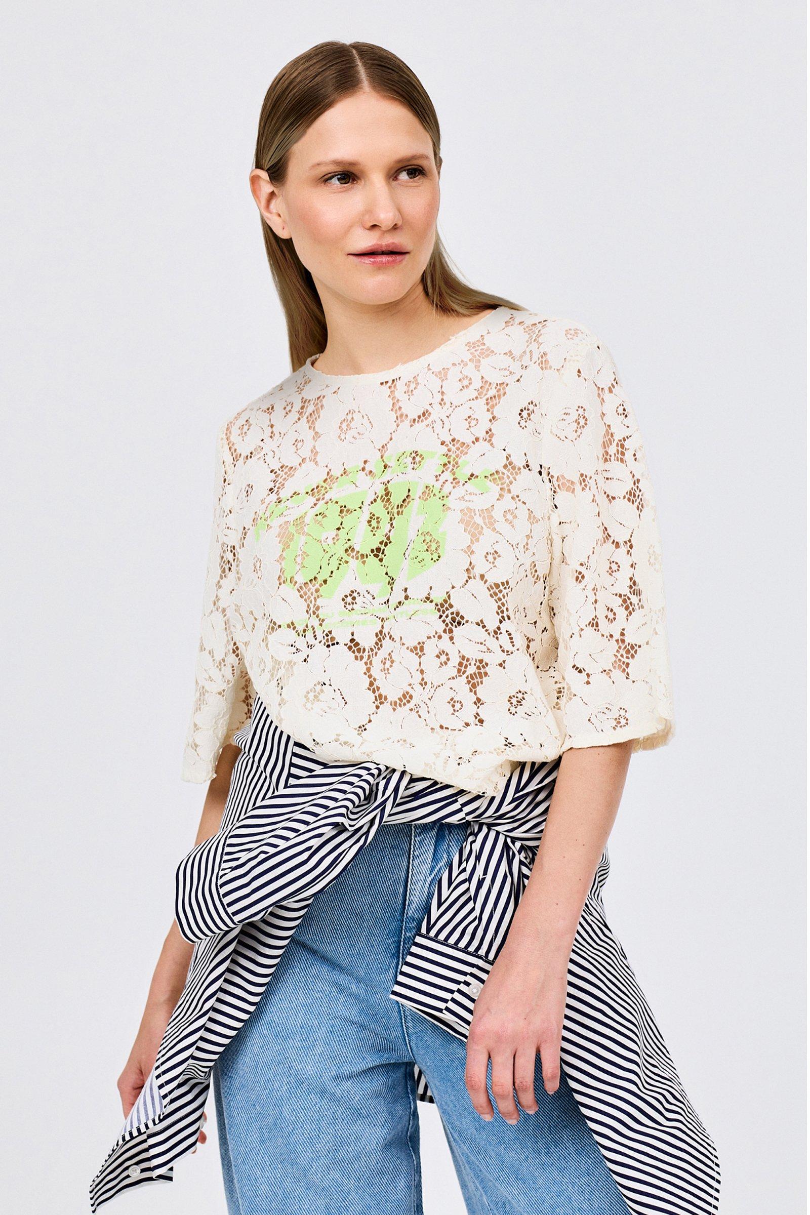 CKS - TIRIANO - t-shirt &agrave; manches courtes - blanc