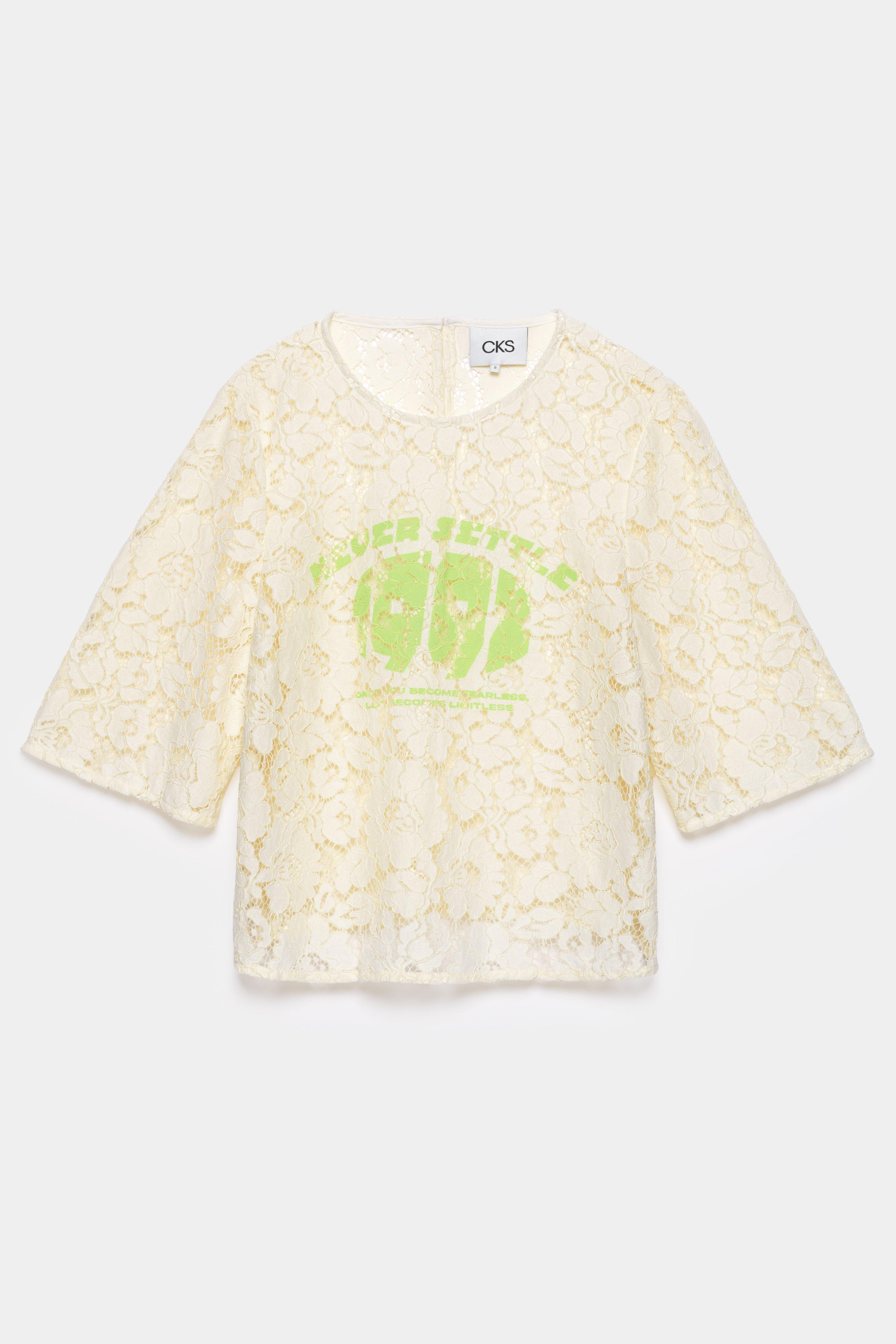 CKS - TIRIANO - t-shirt &agrave; manches courtes - blanc