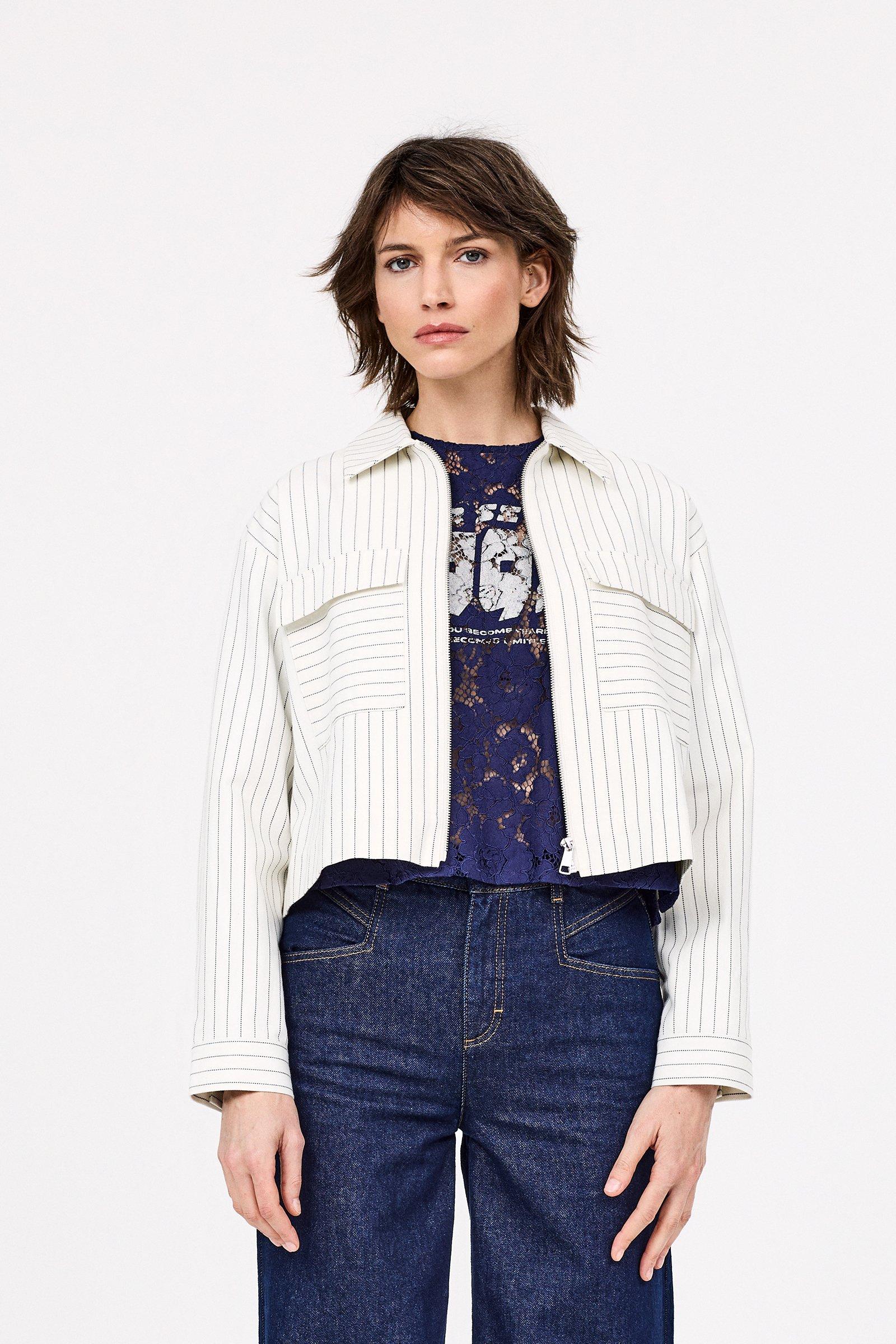 CKS - CODALA - veste courte - beige clair