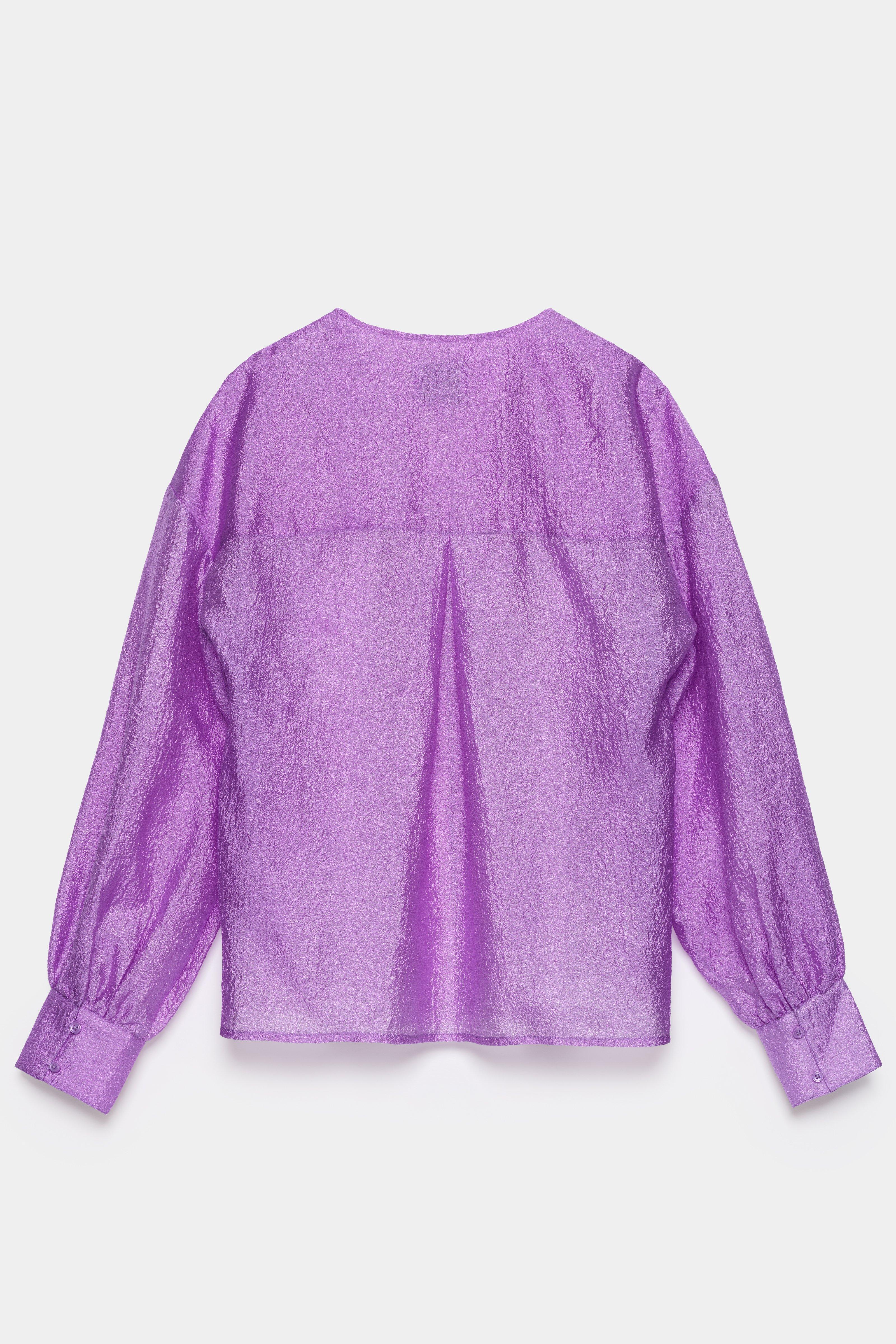 CKS - SOVIS - blouse lange mouwen - lila