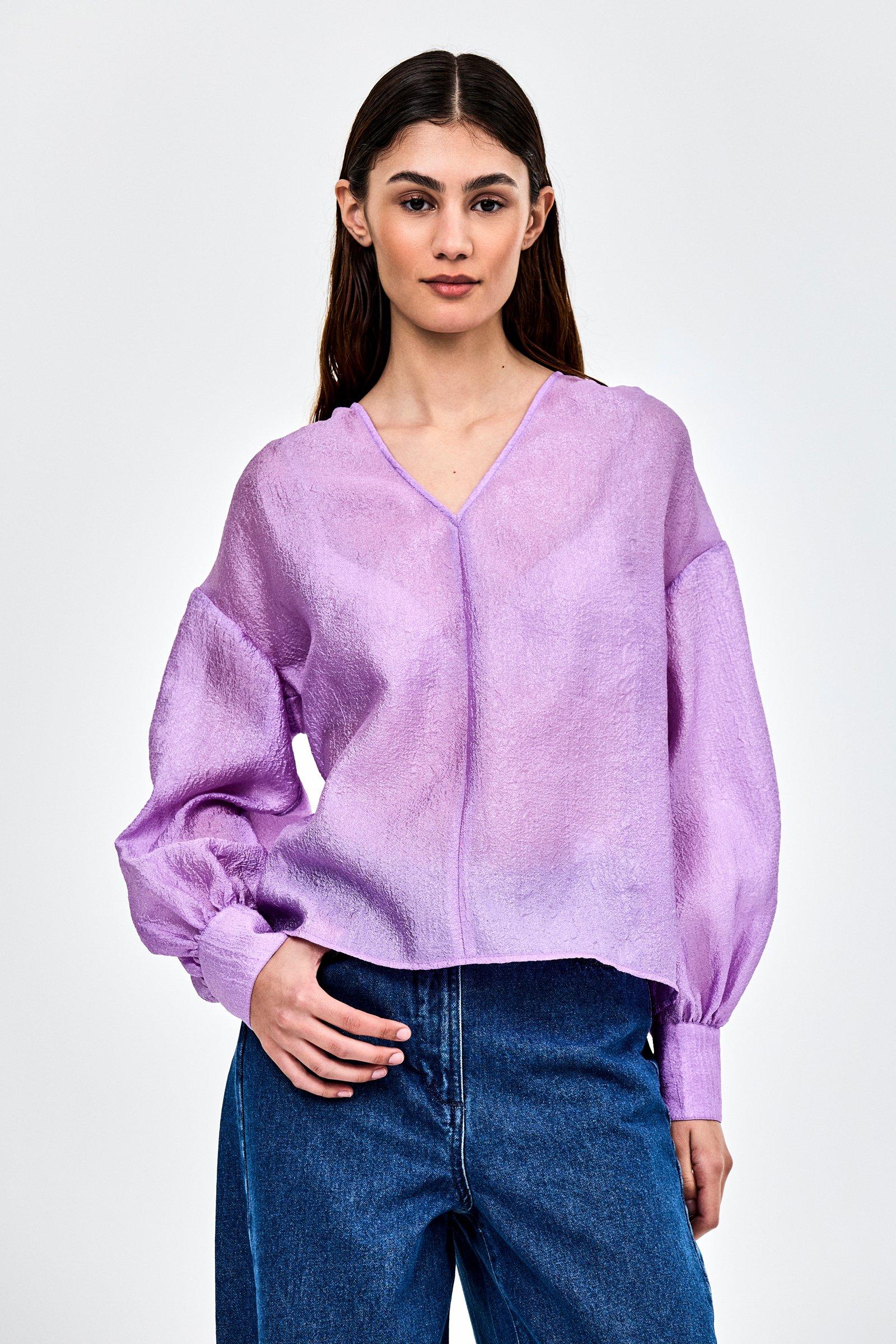 CKS - SOVIS - blouse long sleeves - lila