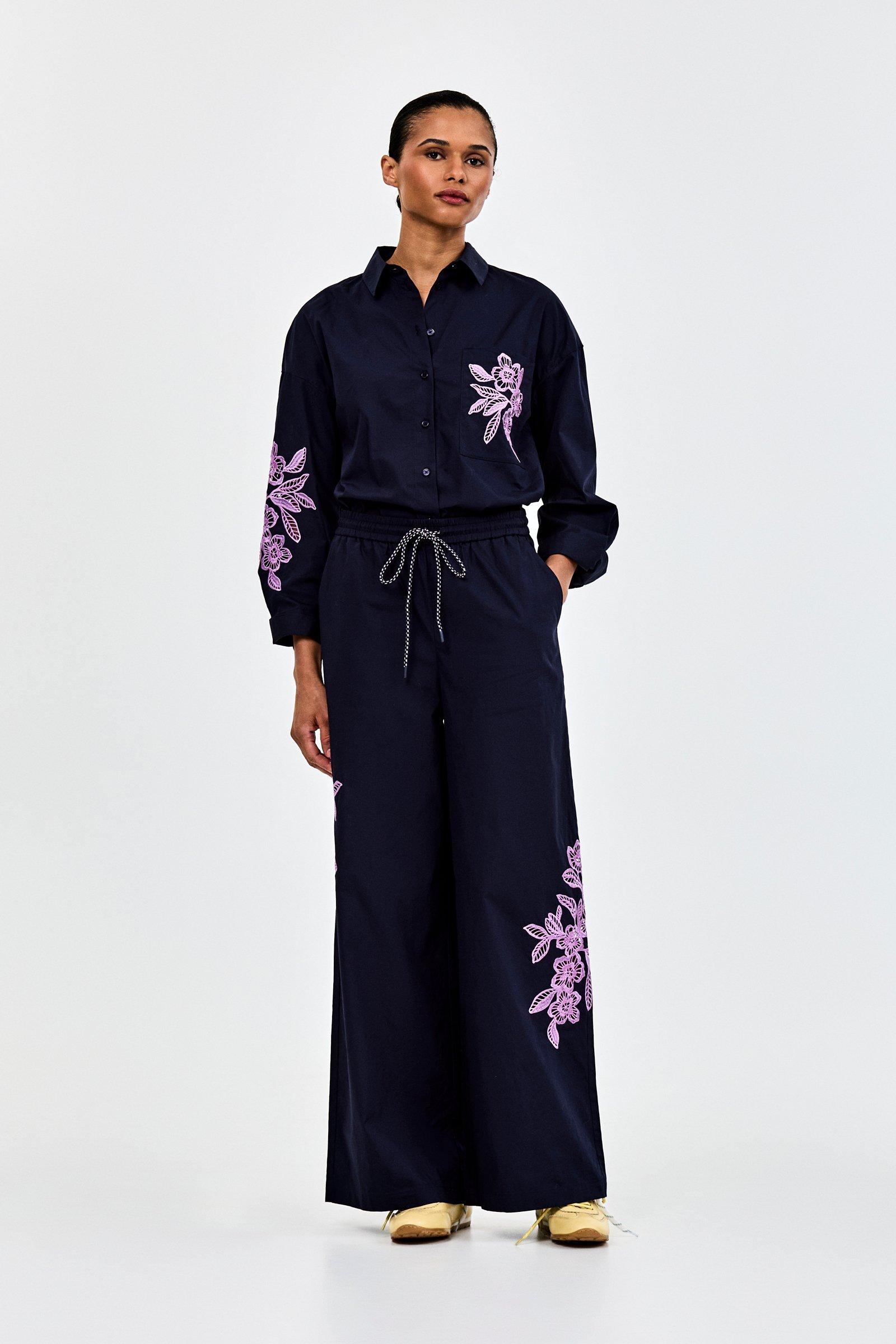 CKS - TOBYWIDE - long trouser - dark blue