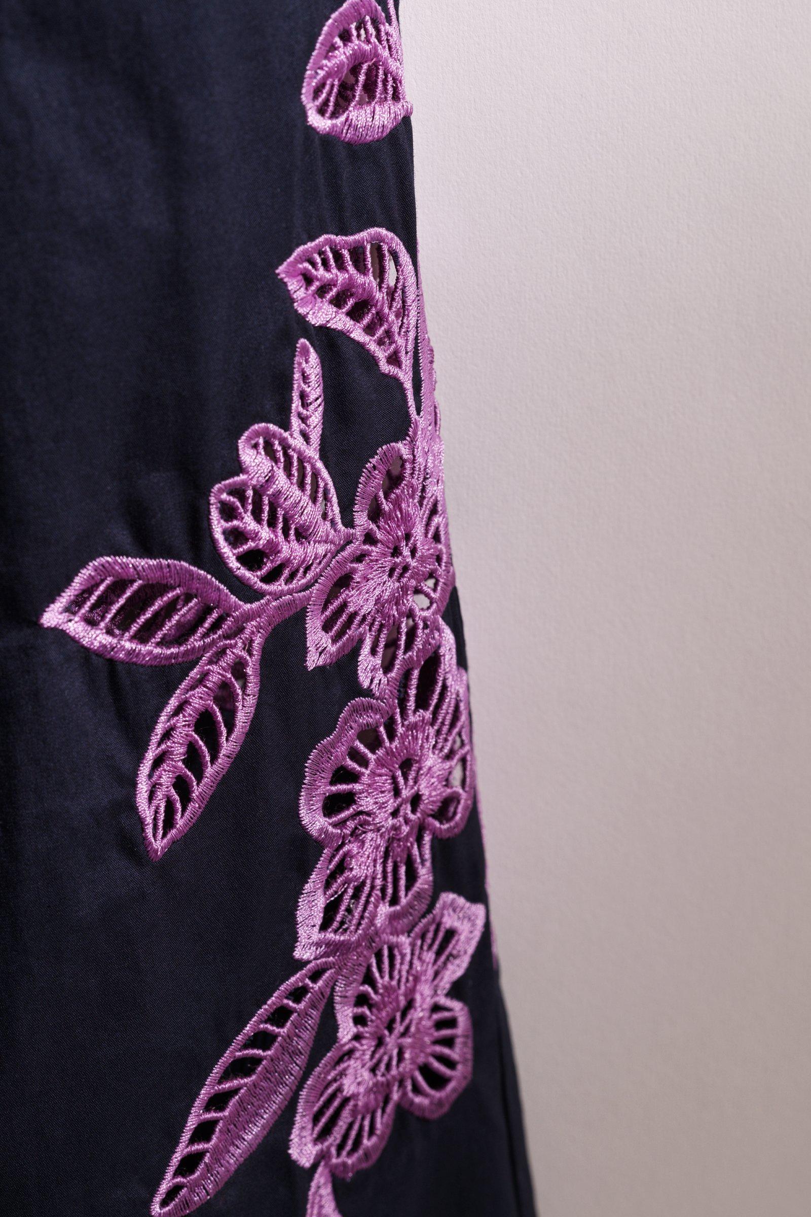 CKS - TOBYWIDE - pantalon long - bleu fonc&eacute;